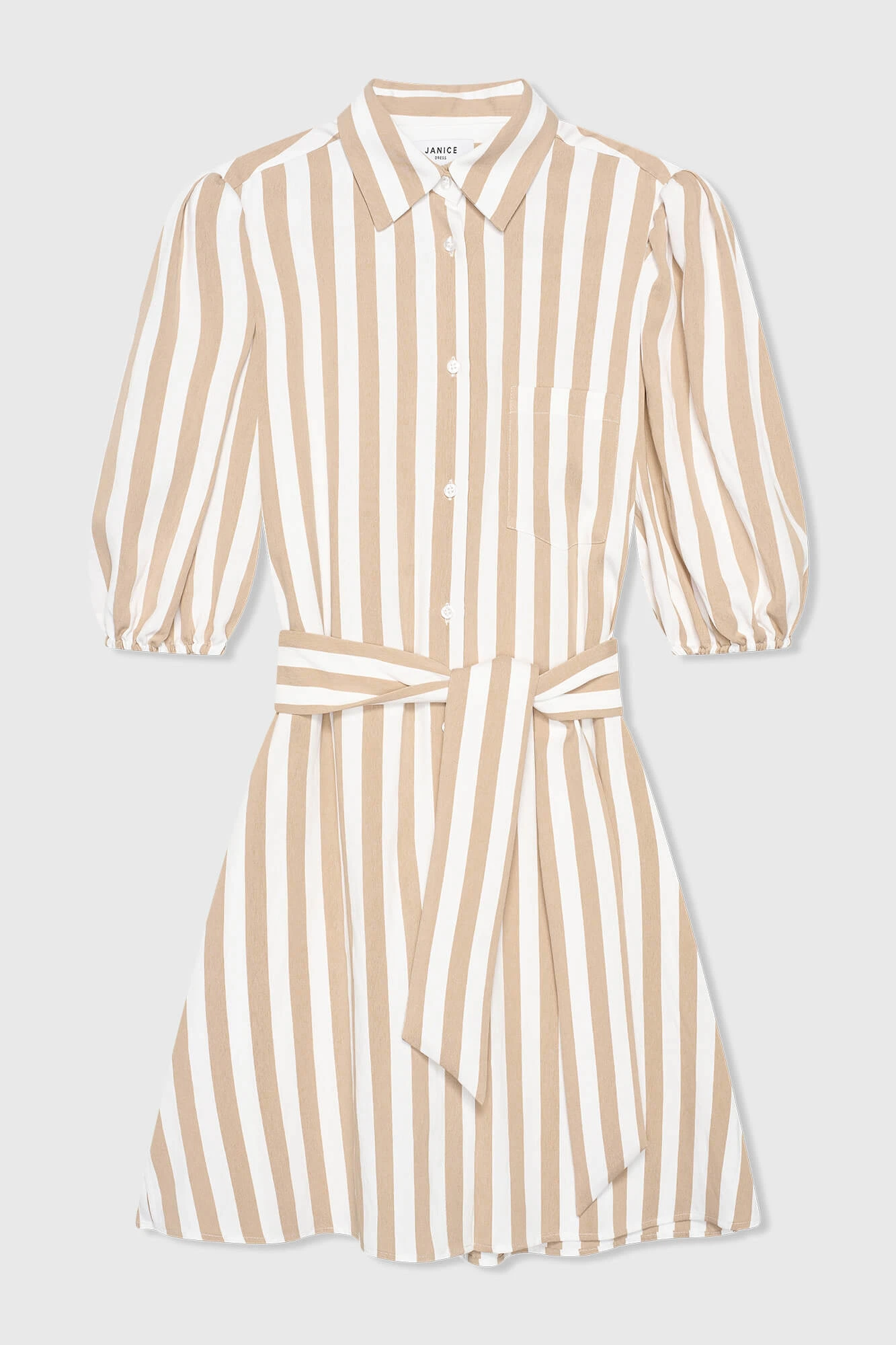 Gavin Jurk Beige Streep