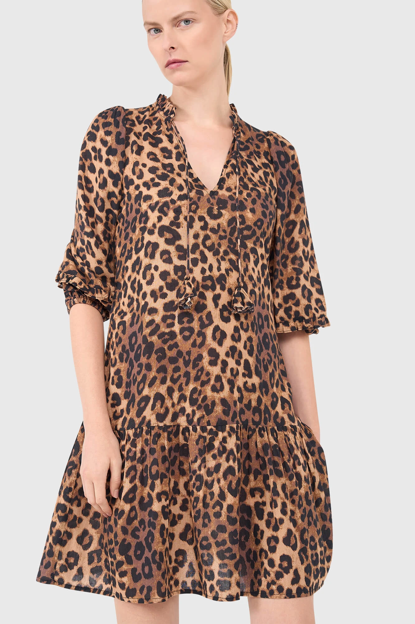 Jimmy Leopard-Print Dress