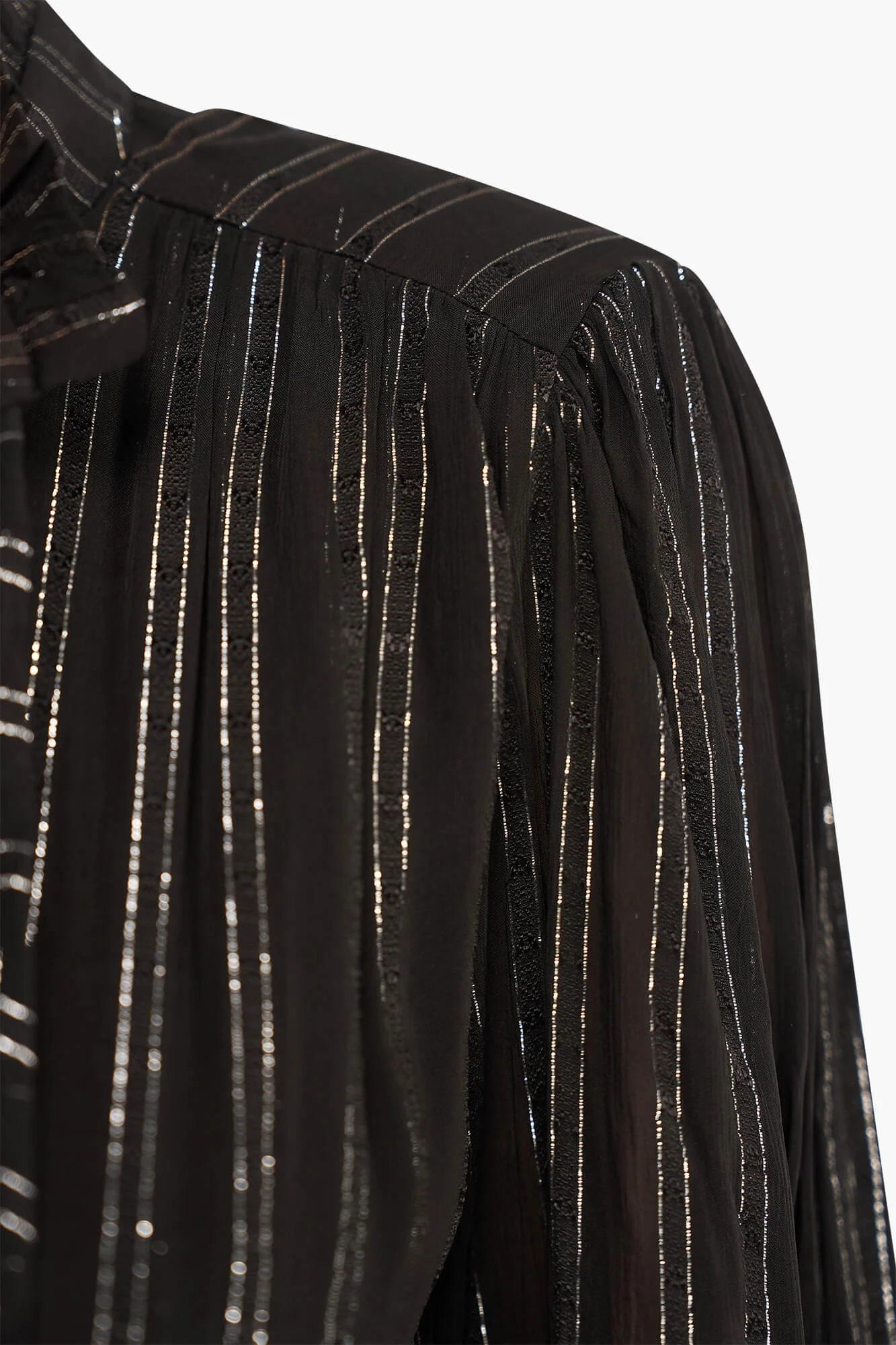 Jurk Zwart Elastiek Lurex Ari