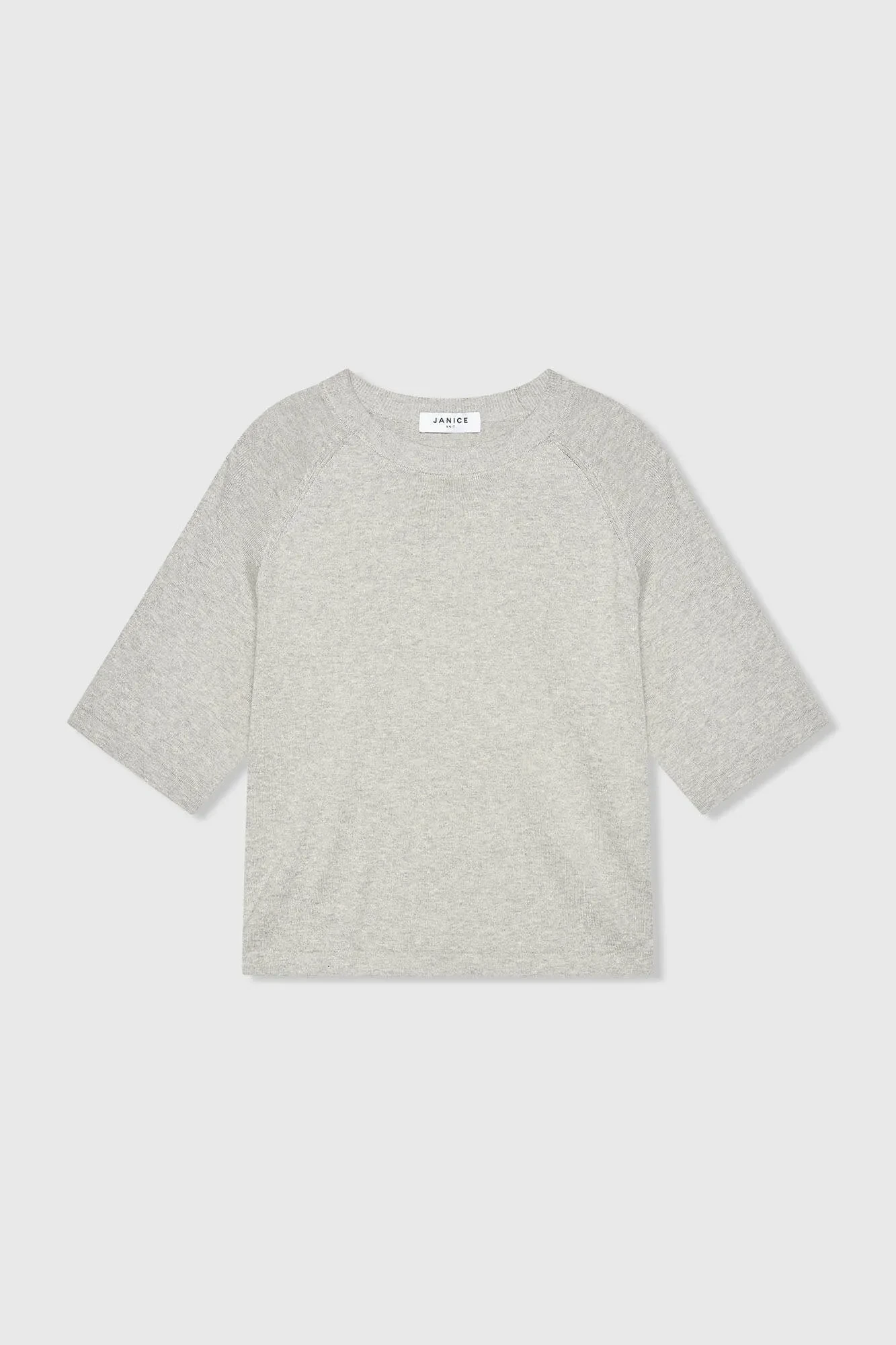 Katoen Cashmere Gebreid Truitje Moss Grijs
