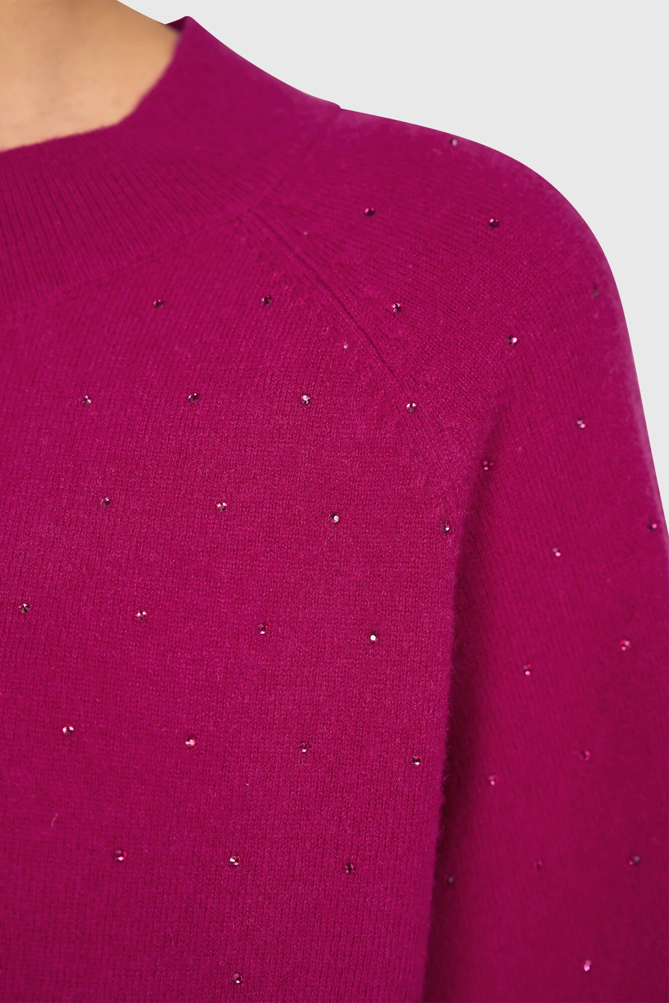 Harvey Eggplant Rhinestones