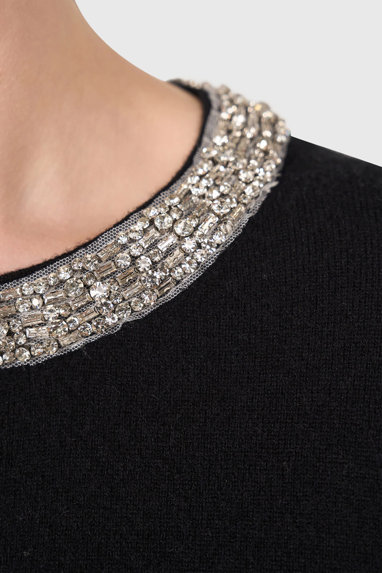 Moon Black Rhinestones