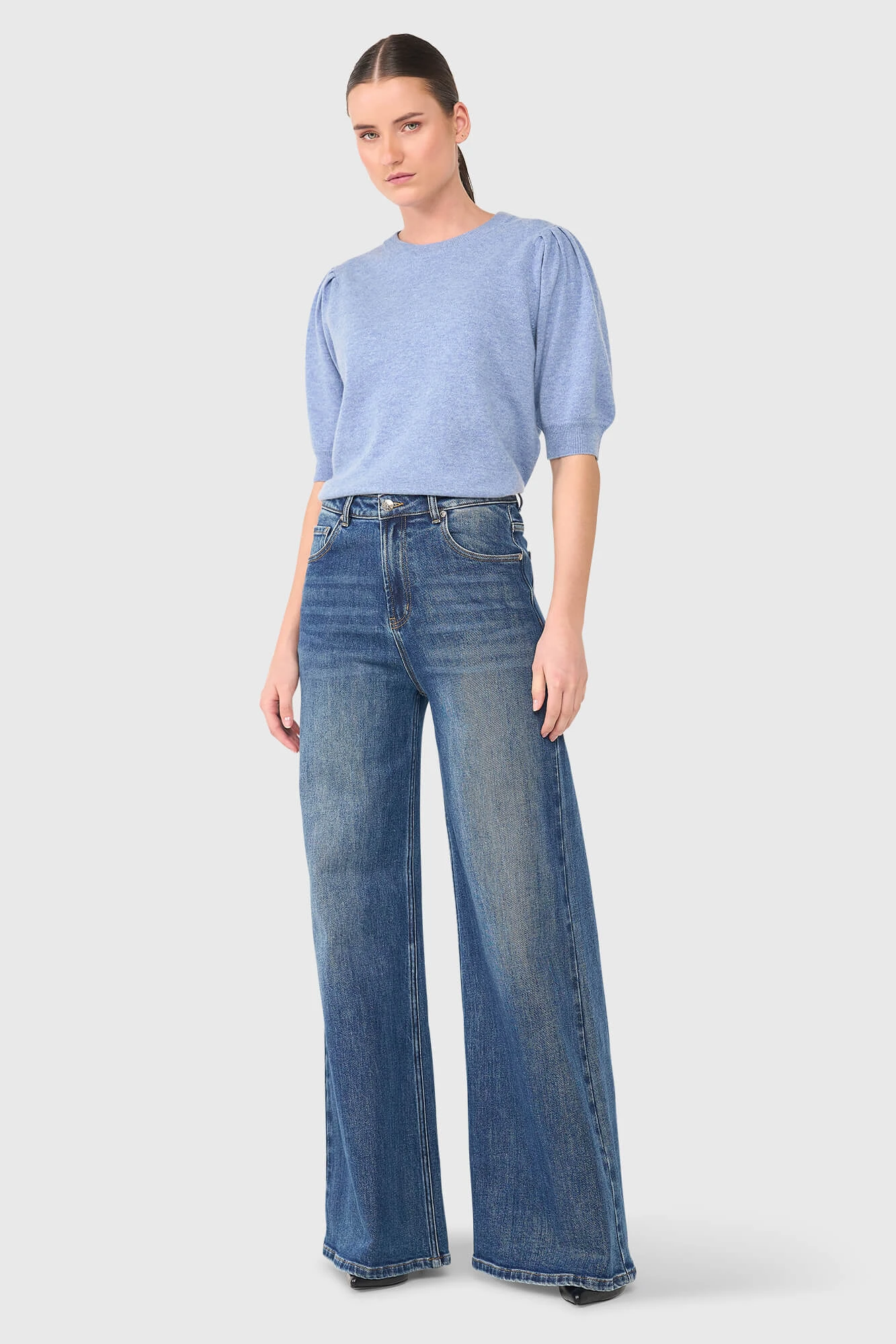 Peyton Denim Blau
