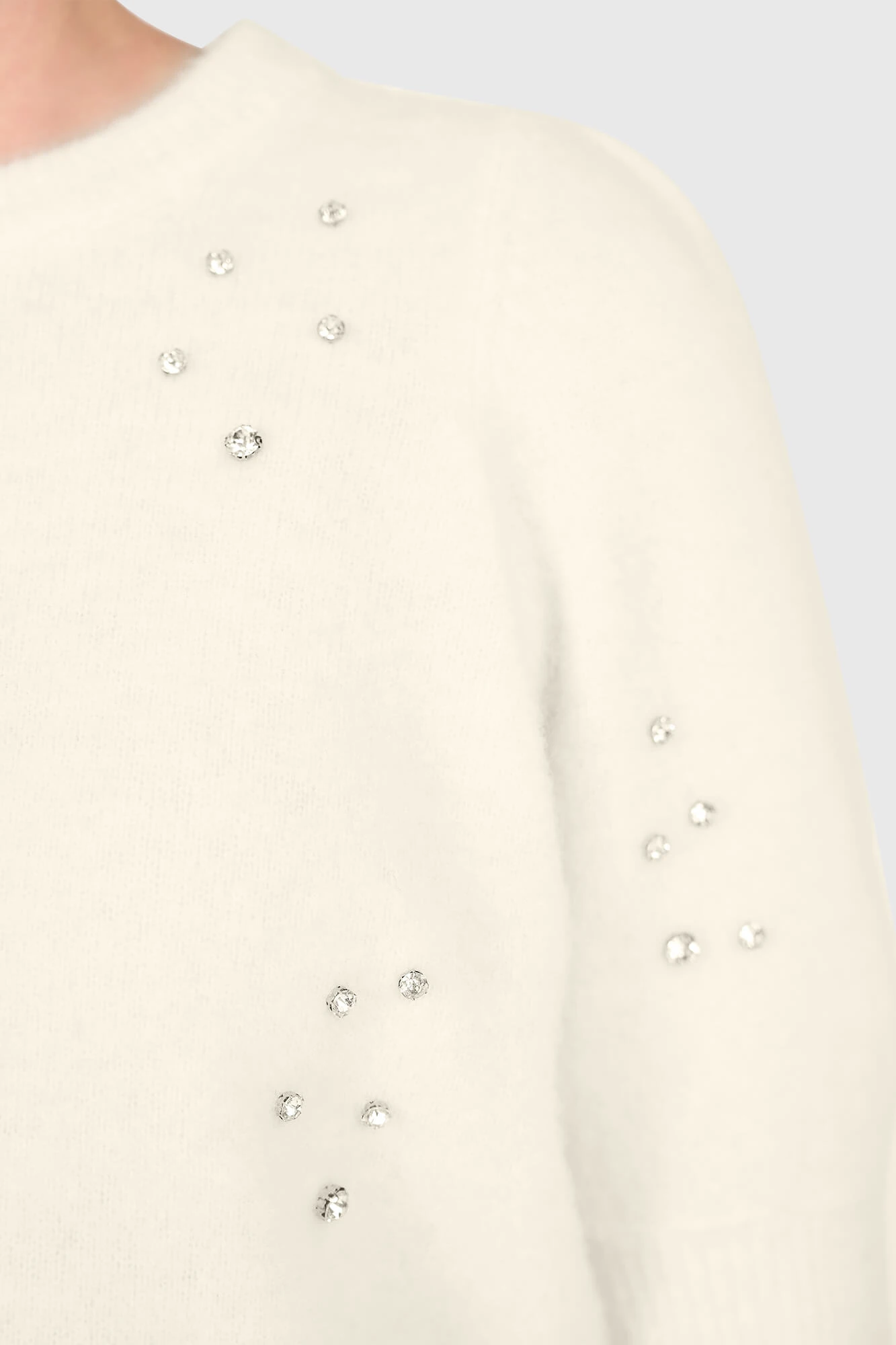 Peyton Off-White Rhinestones
