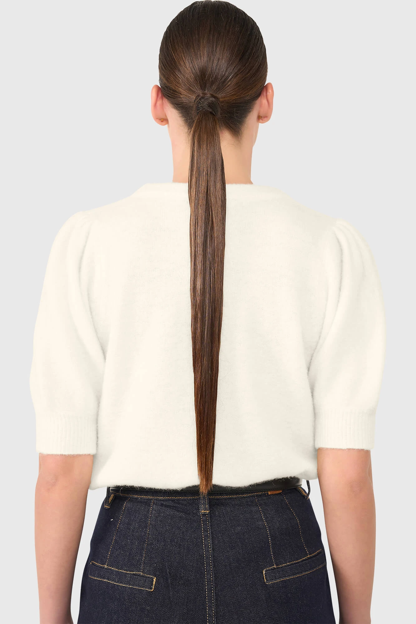 Peyton Off White Steentjes