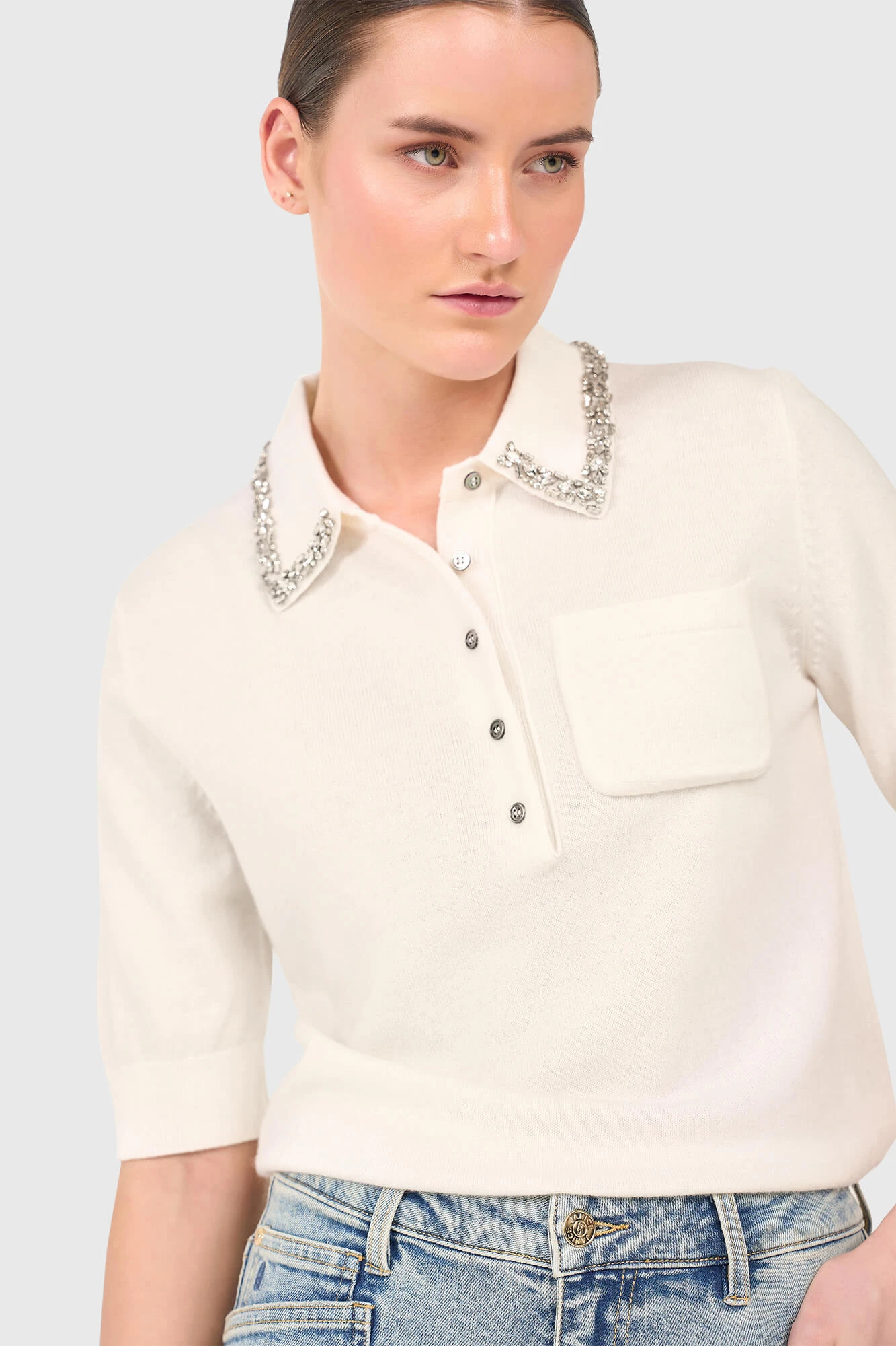 Rebel Off White Steentjes