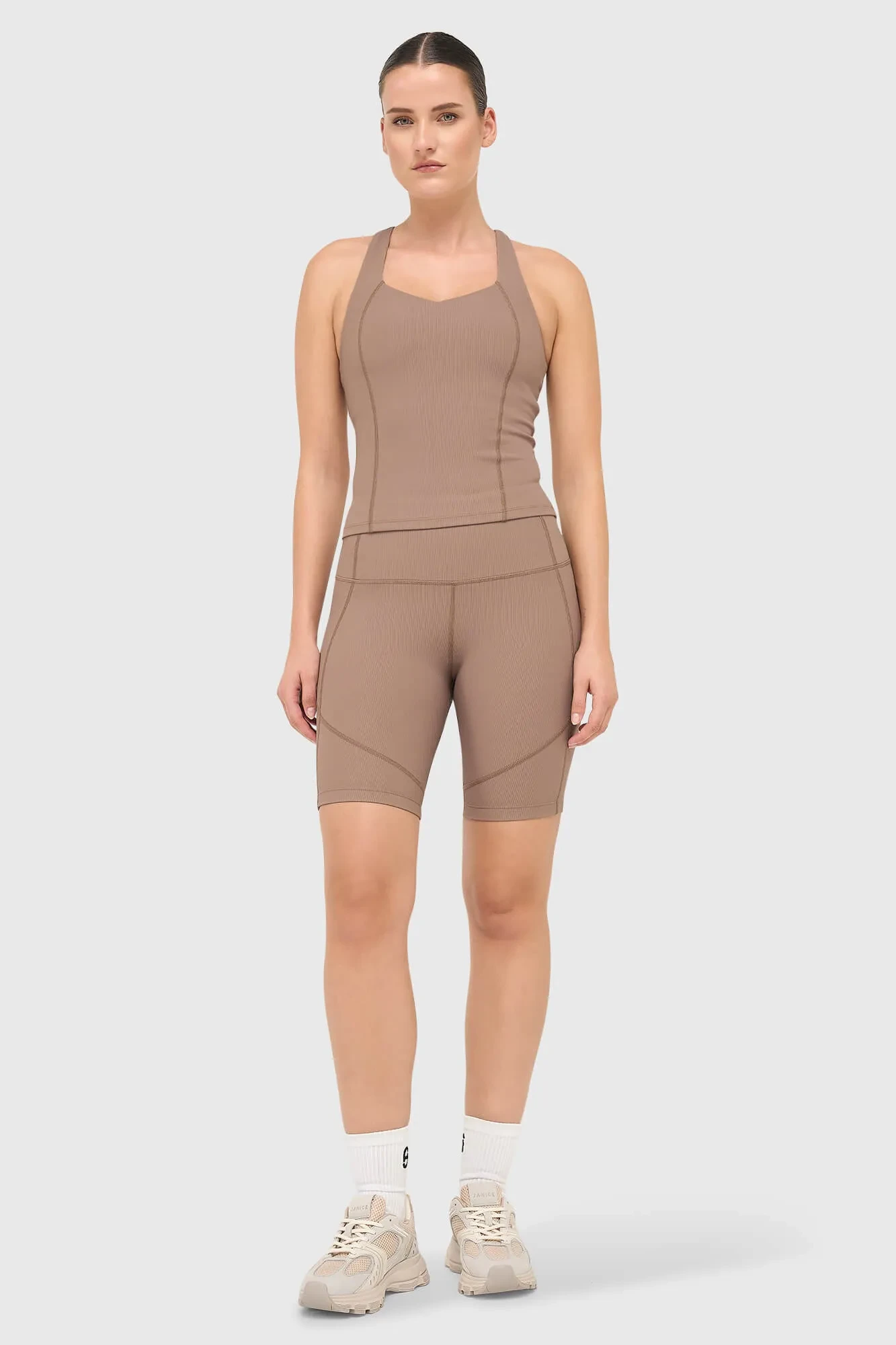 Top Dames Sport Bh Yoga Ryle Bruin Rib