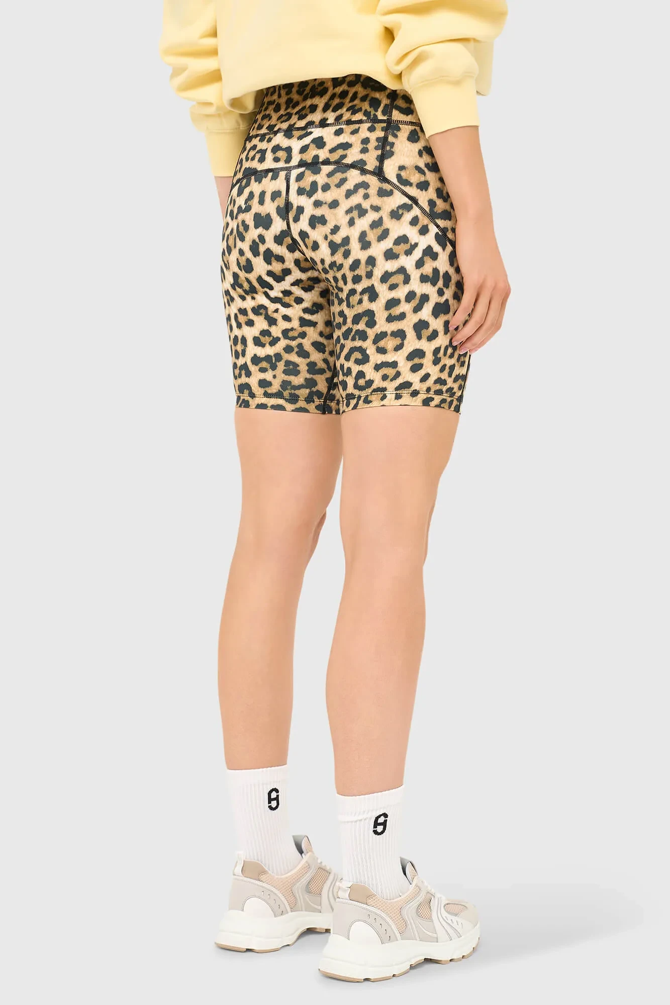 Korte Legging Shorts Sport Cole Panterprint