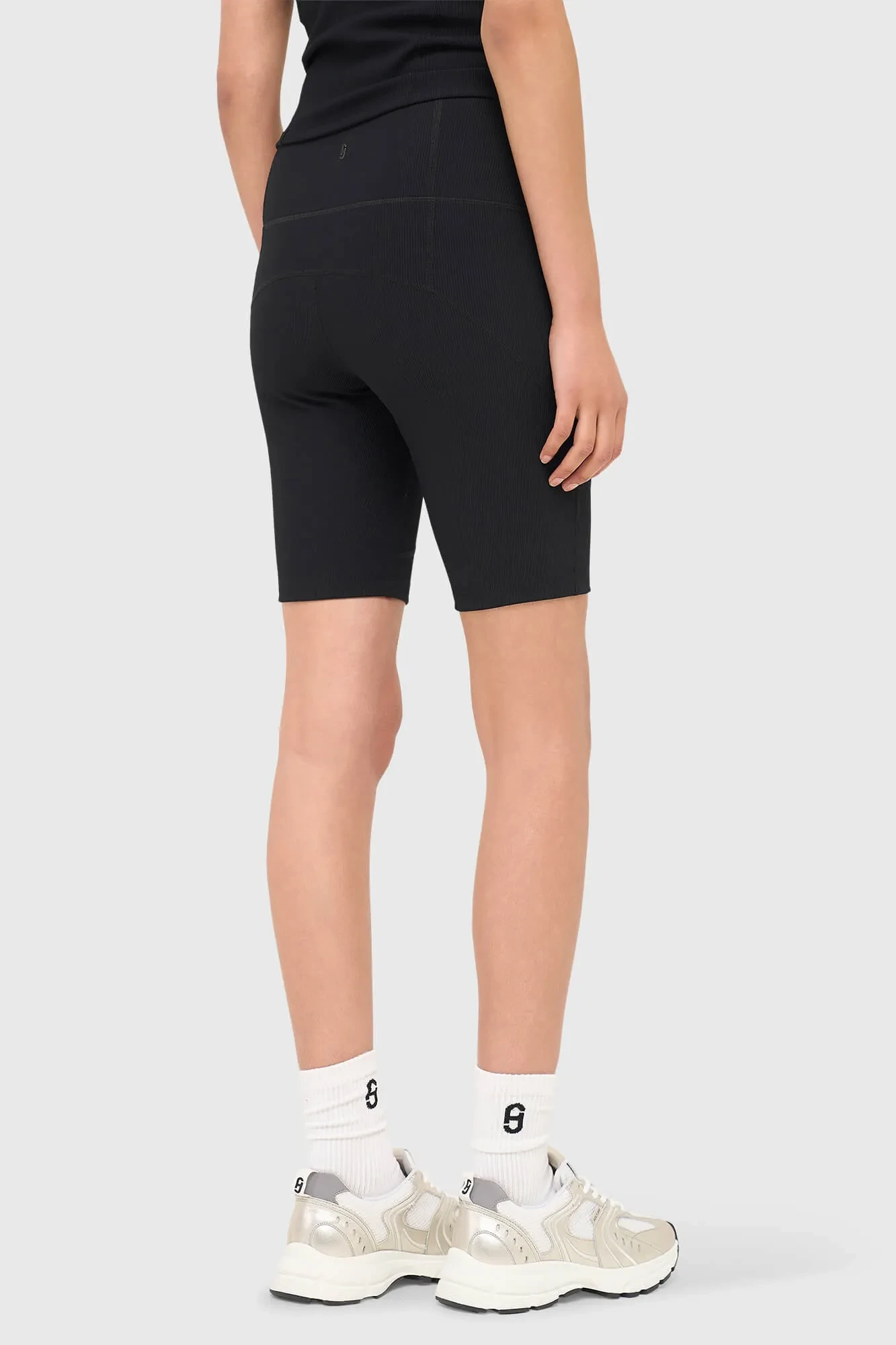 Kurze Sport-Leggings Cole Schwarz