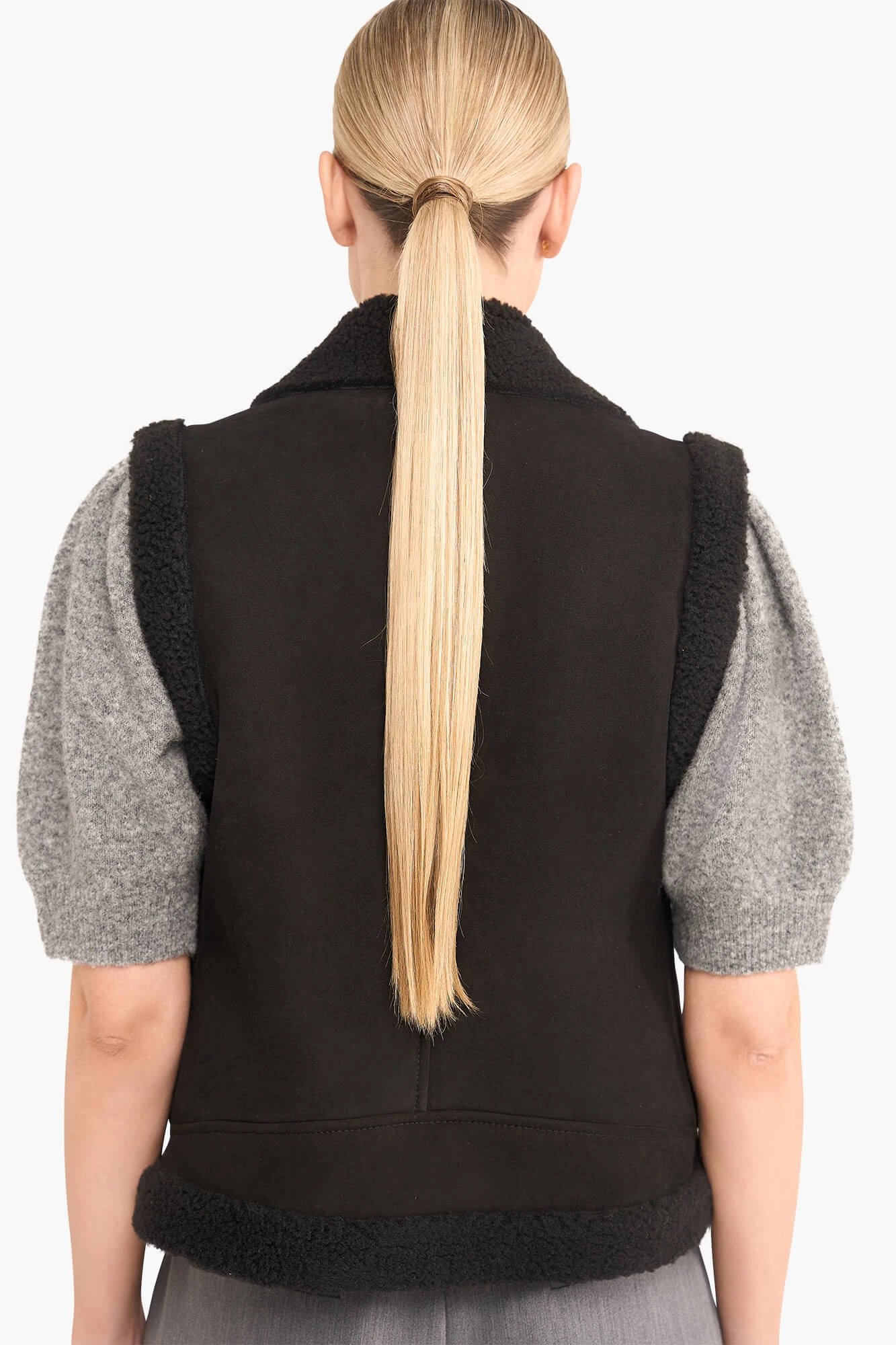 Lammy Dames Vest Suede Nick Zwart