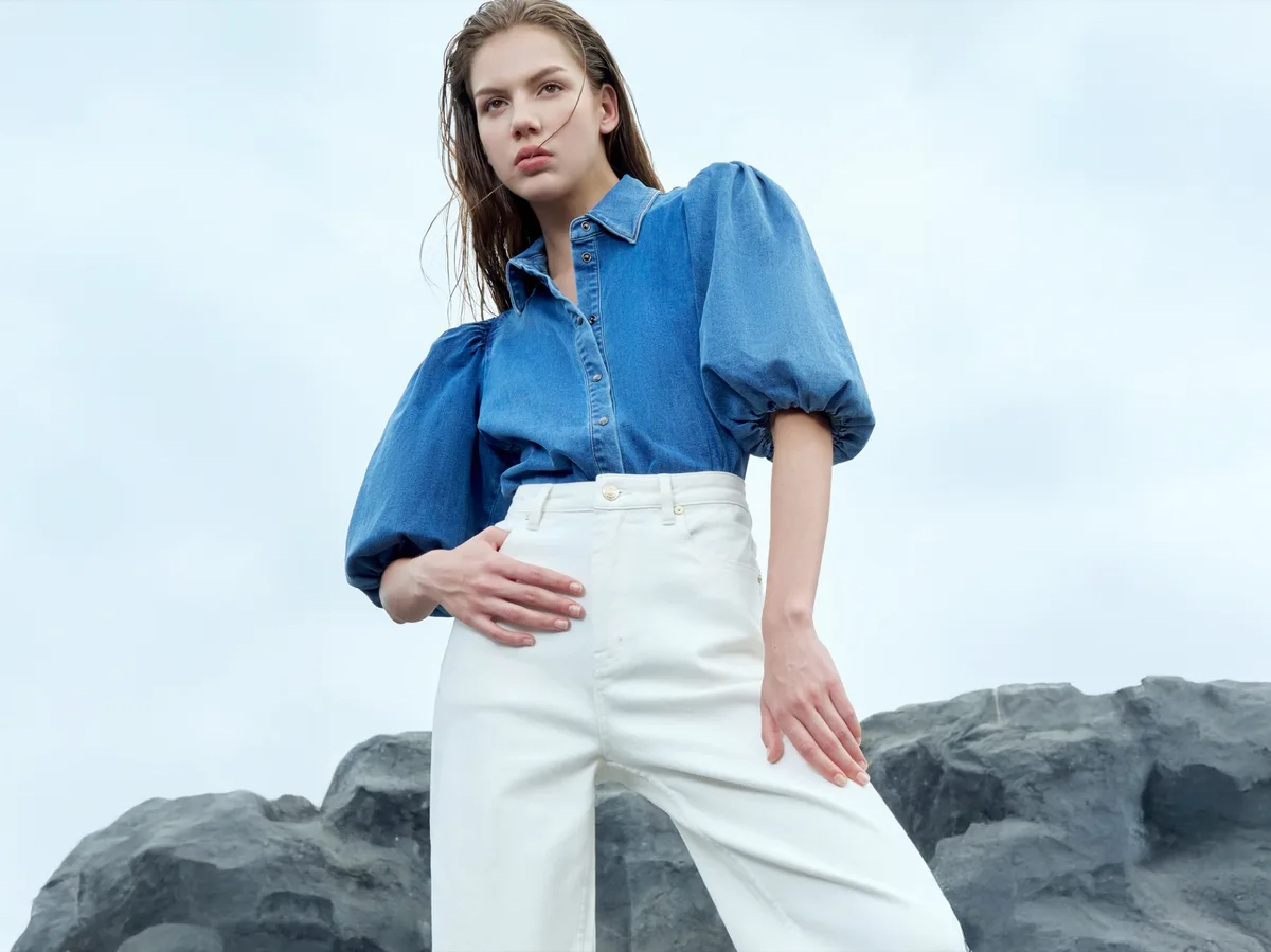 JANICE Lars Denim Blouse