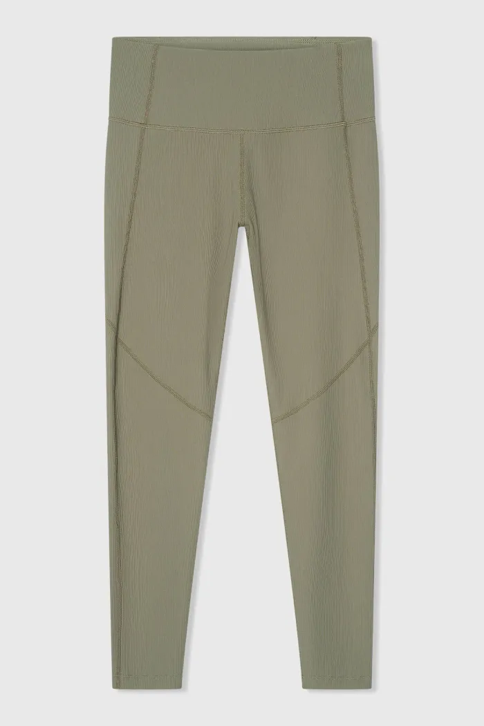 YE Legging Groen Rib