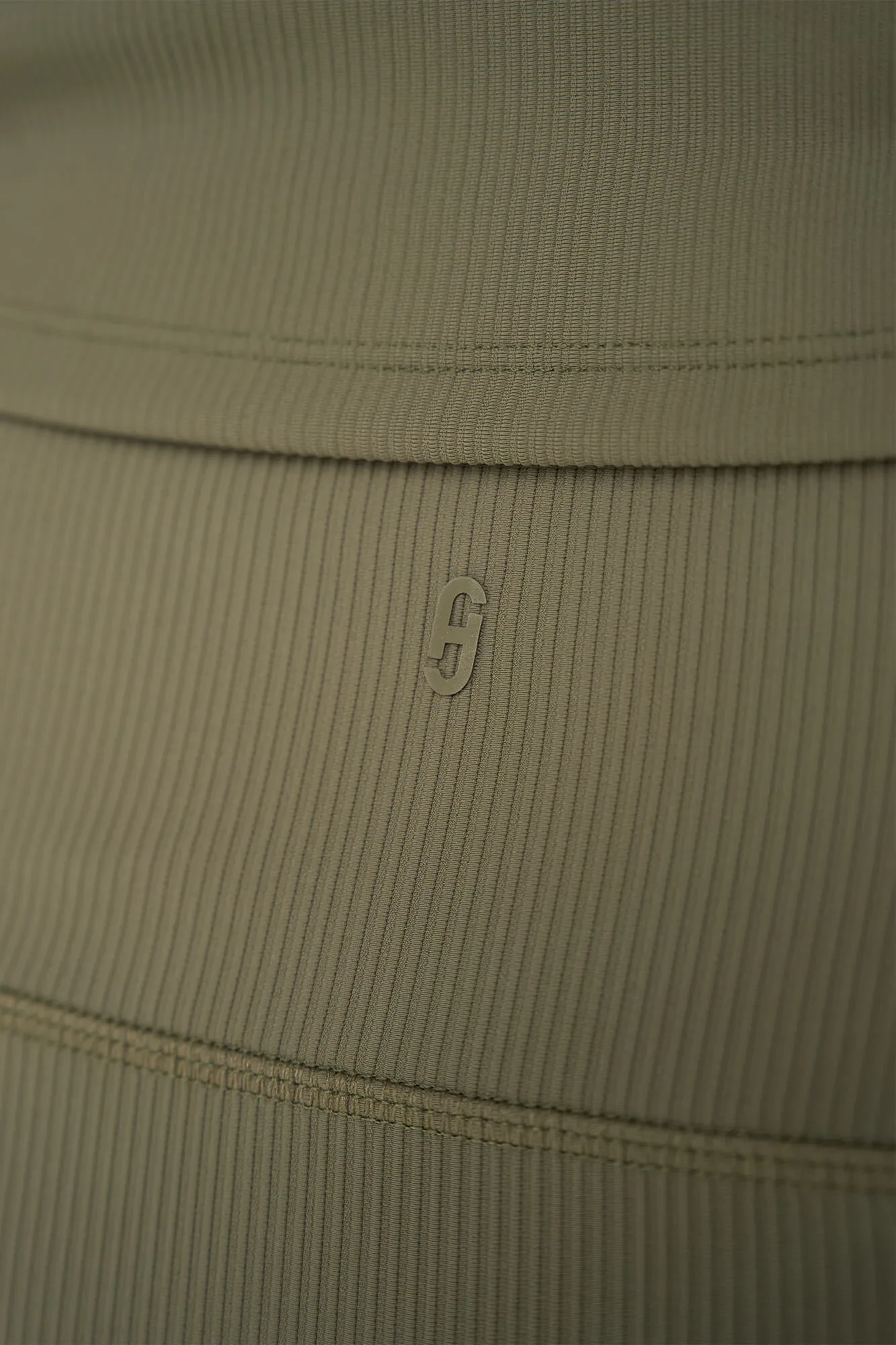 Leggings für Damen, Sportbekleidung, Active Wear, Ye, grün, gerippt