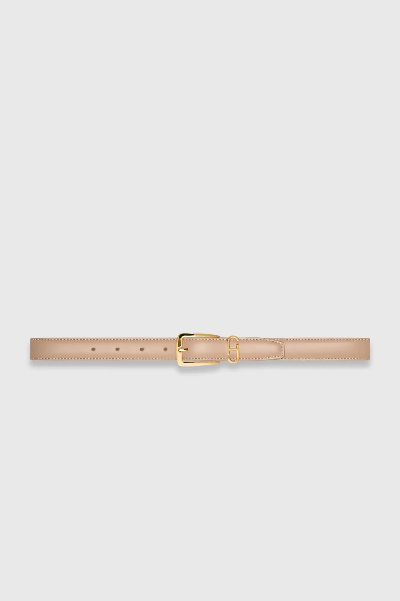 Leder-Gürtel für Damen Colby Taupe