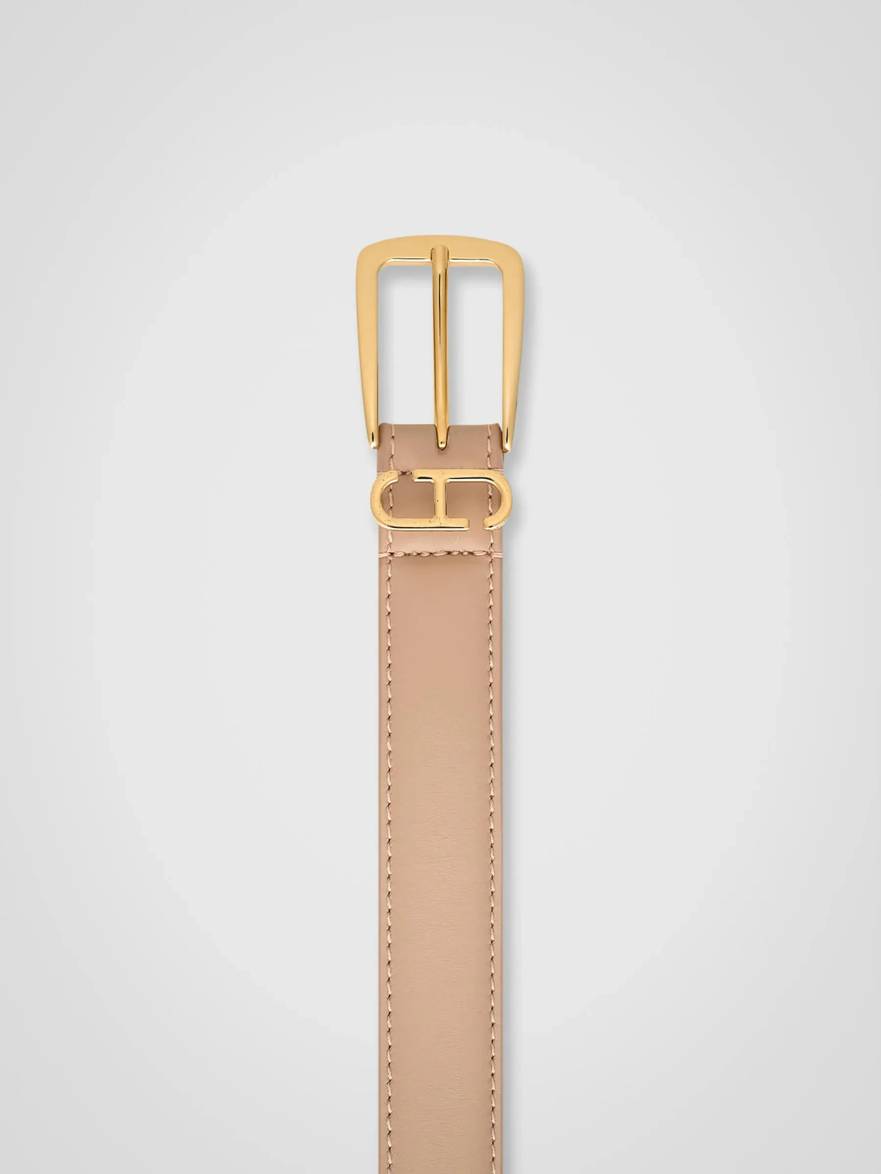 Leder-Gürtel für Damen Colby Taupe