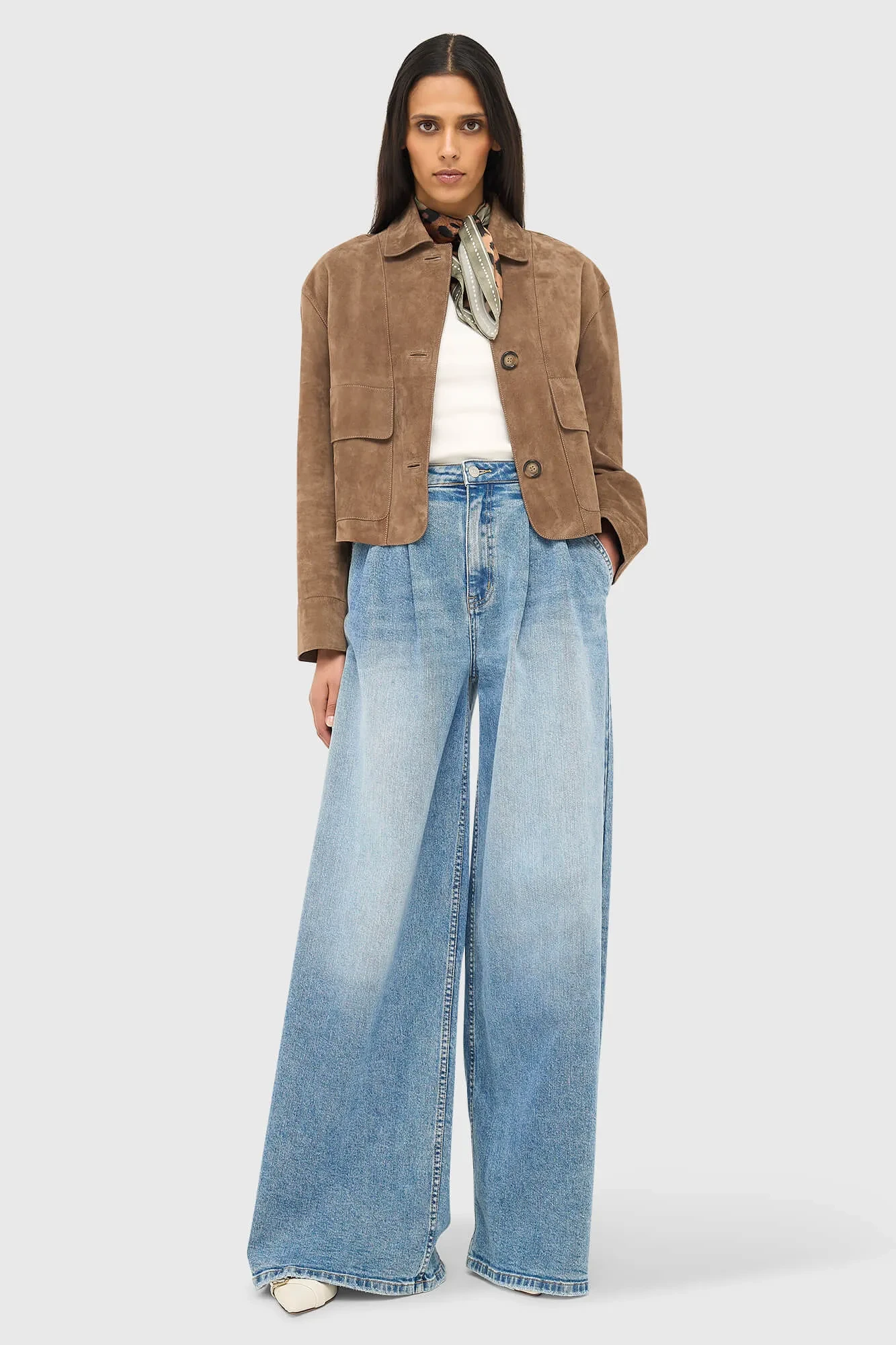 Leren Jas Dames William Bruin Suede