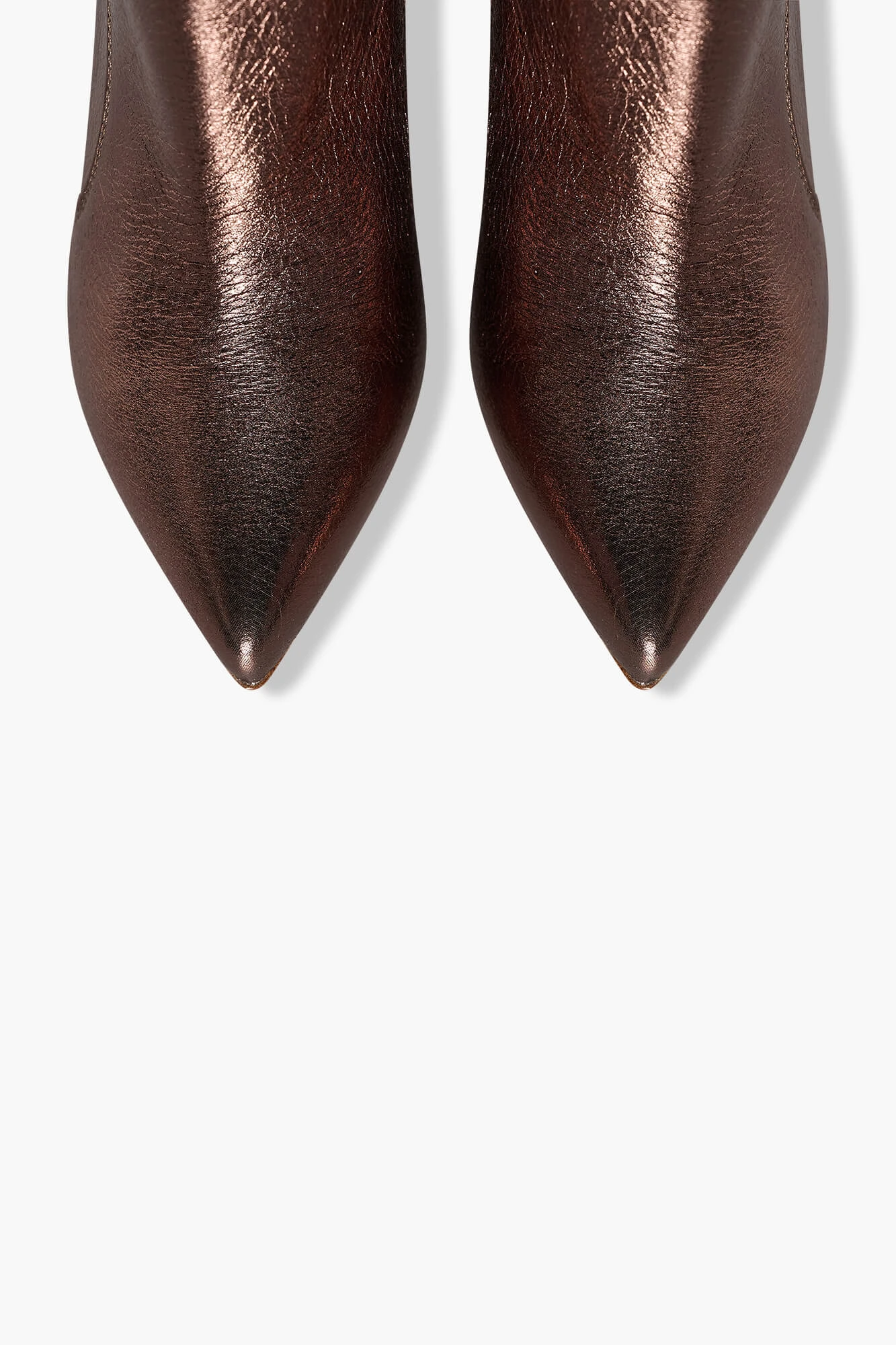 Laarsje Dames Leer Stewart Brons Metallic