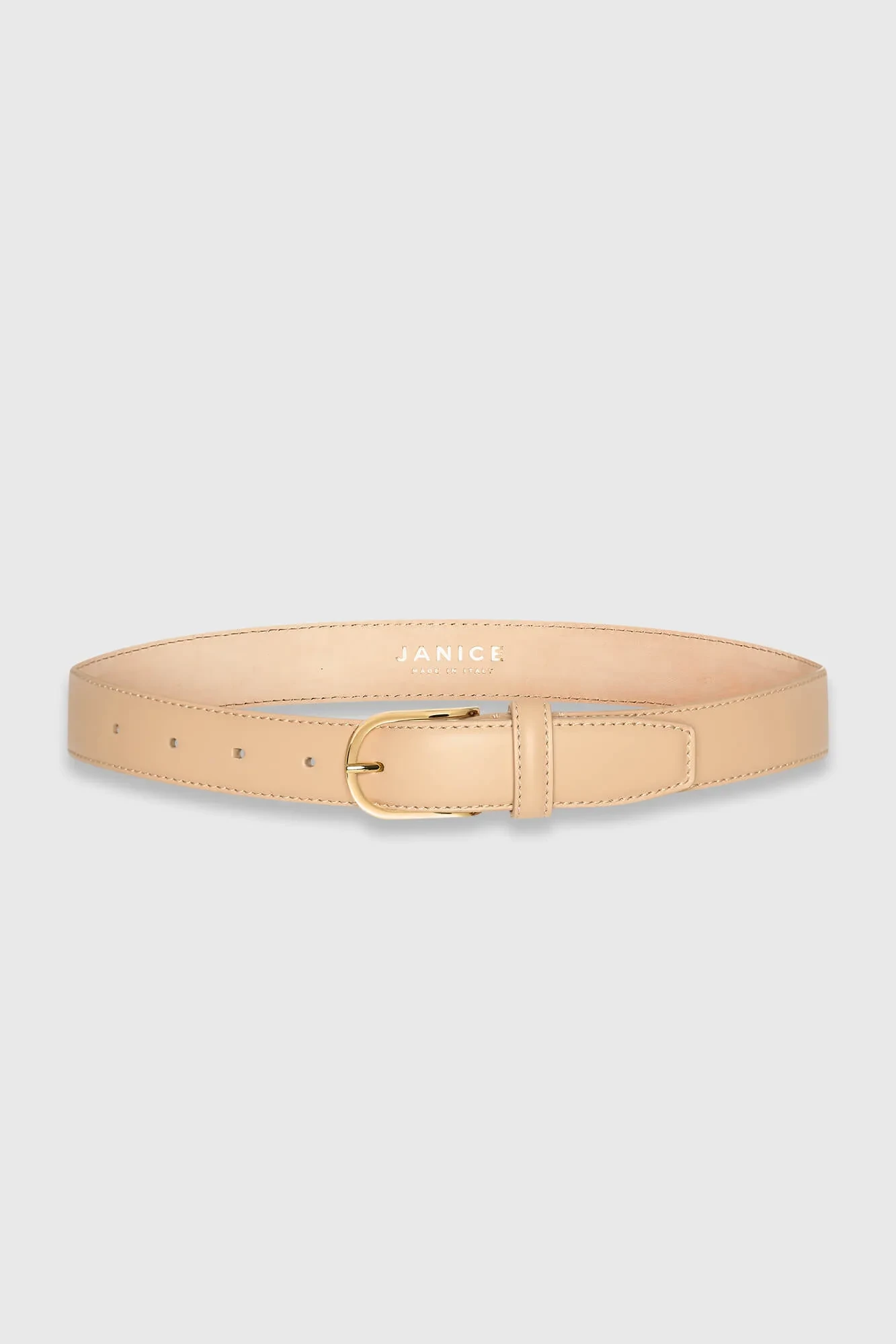 Leren Riem Dames Chase Beige
