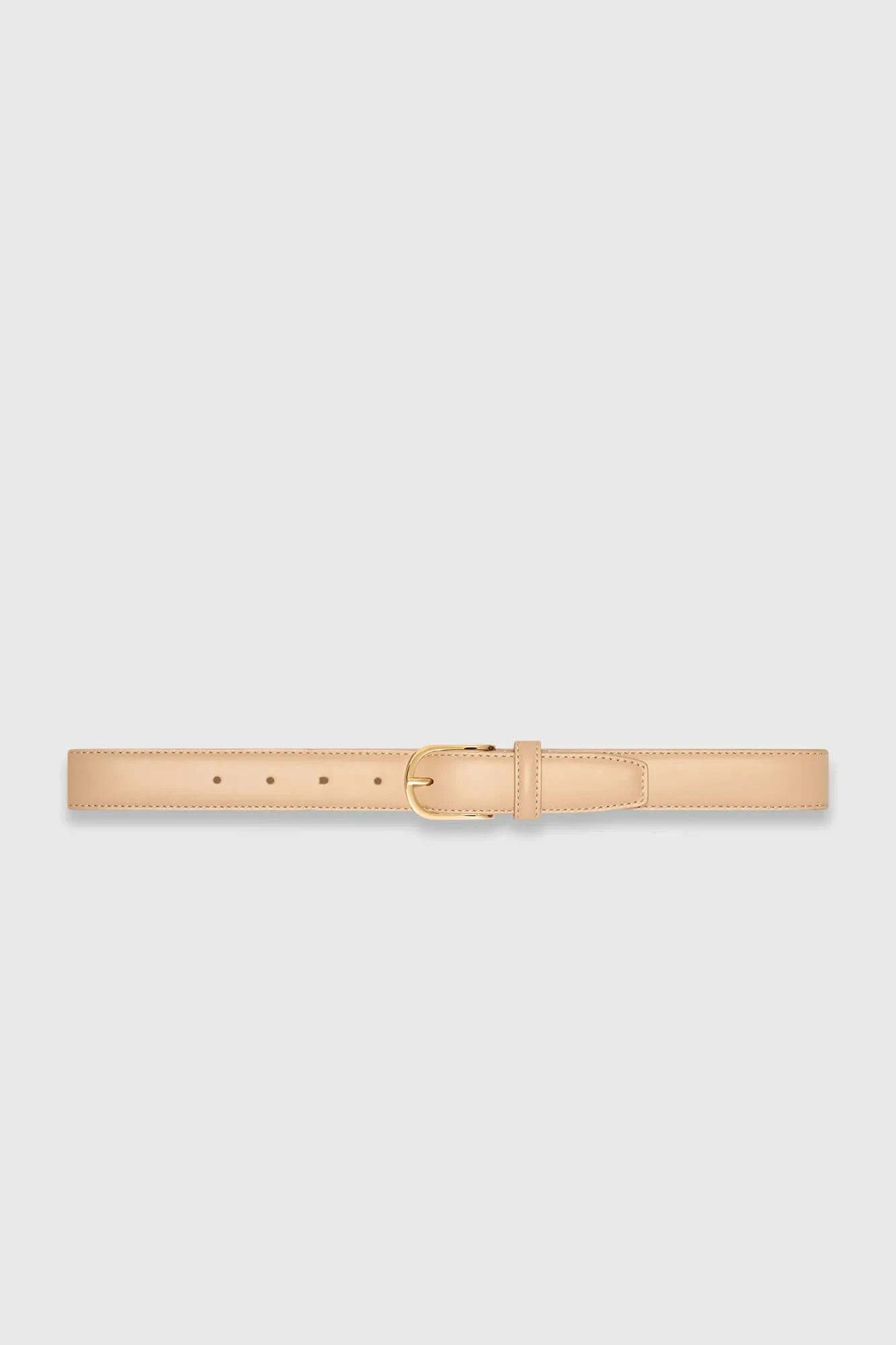 Women's Leather Belt Chase Beige