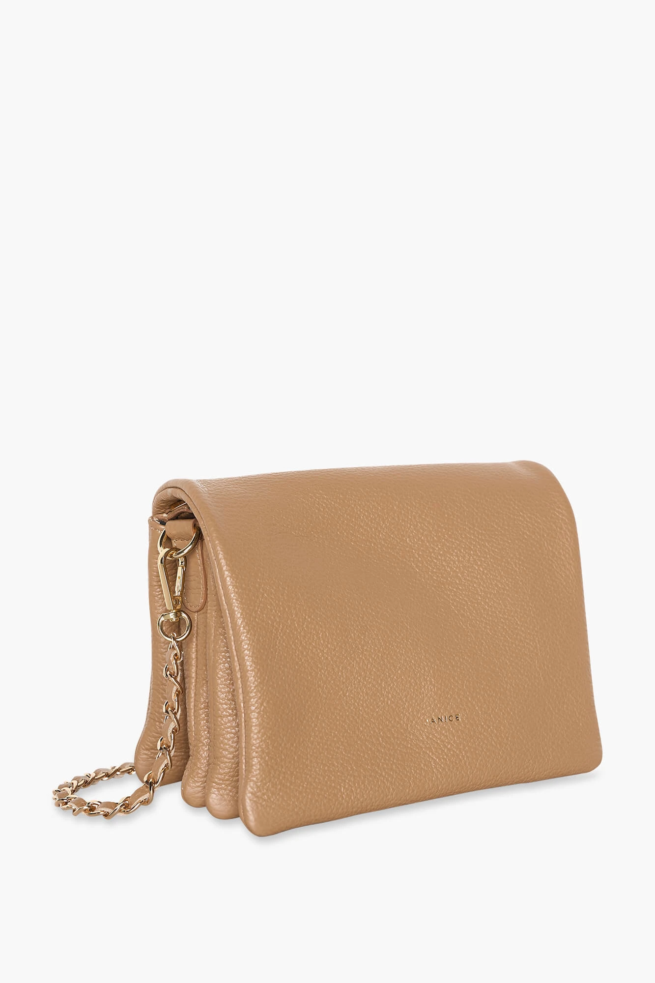 Skylar Cognac Leather Shoulder Bag for Women