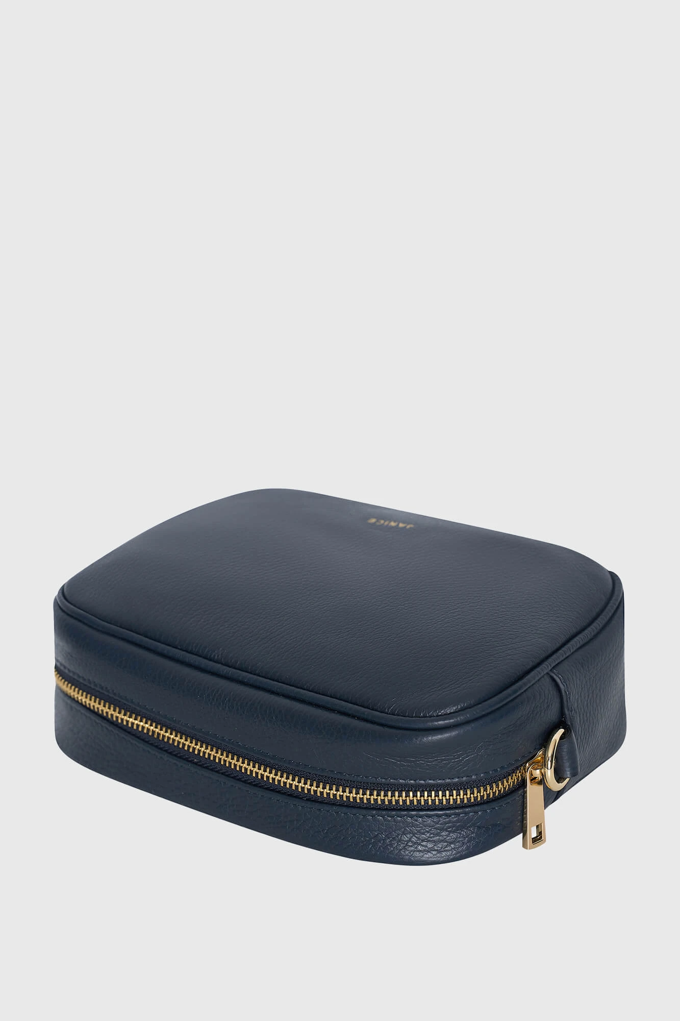 Leren Crossbody Dames Bruce Navy Blue