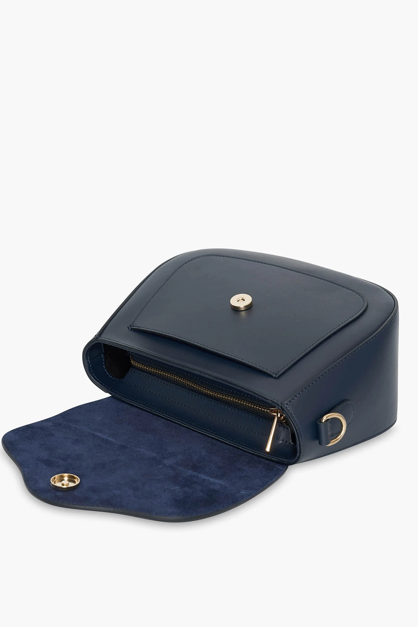 Leder-Umhängetasche für Damen von Nixon, marineblau