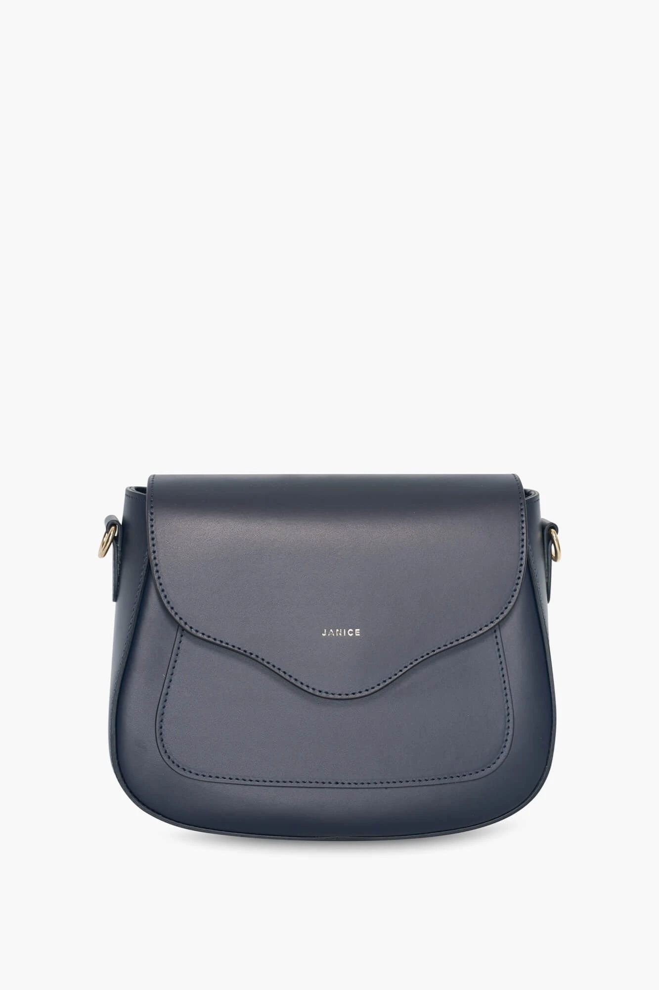 Leder-Umhängetasche für Damen von Nixon, marineblau