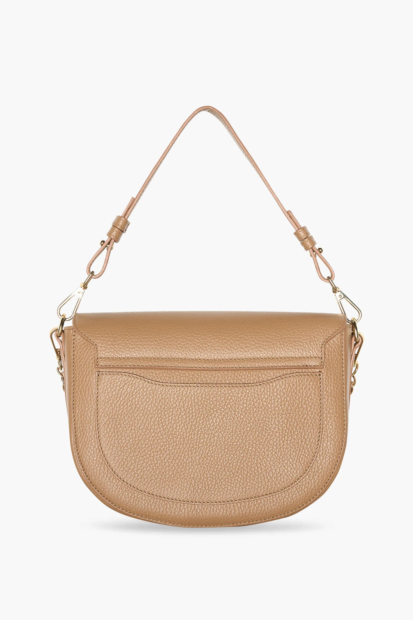 Leren Schoudertas Dames Tayler Cognac
