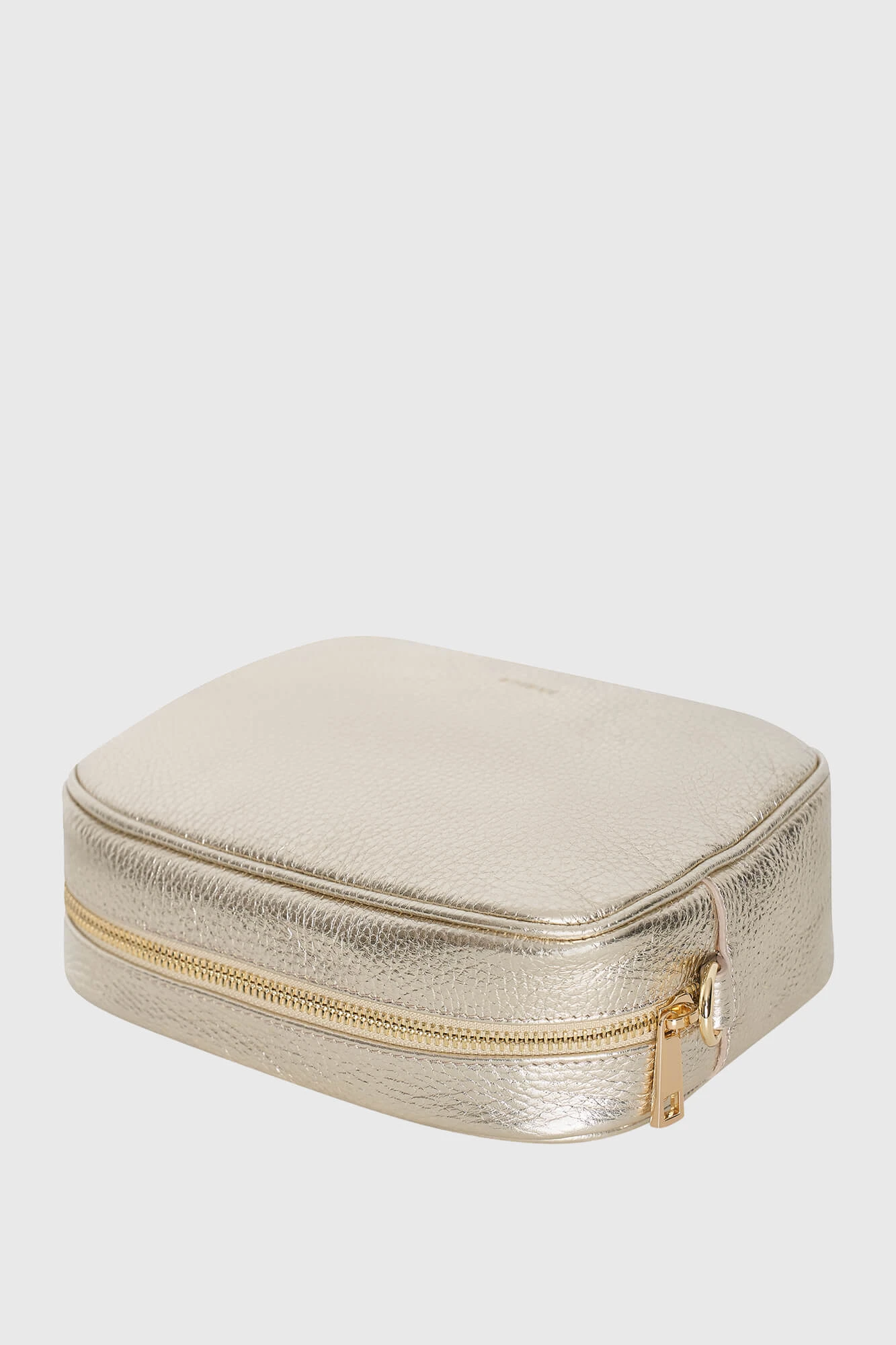 Leren Crossbody Dames Bruce Goud
