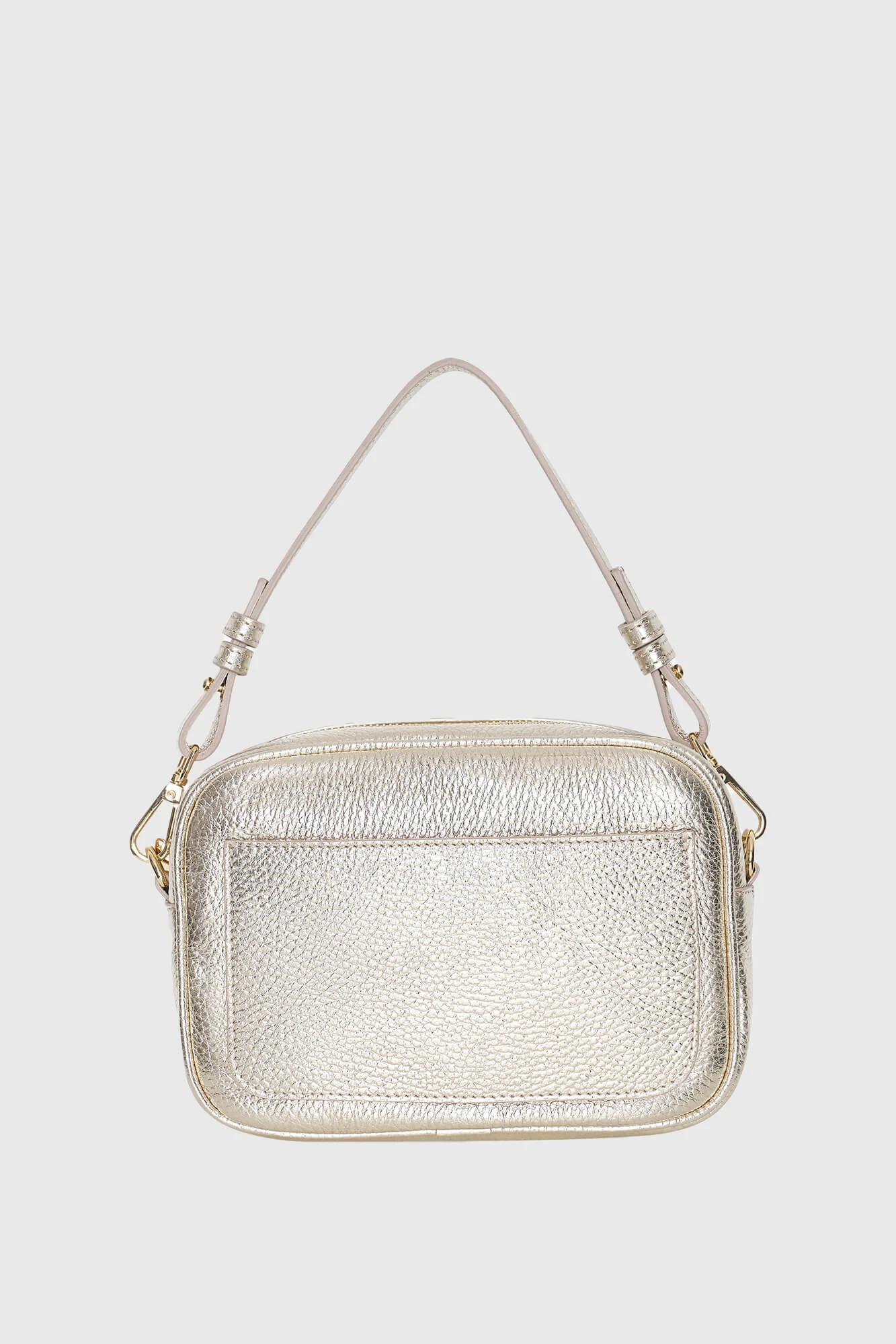 Leren Crossbody Dames Bruce Goud