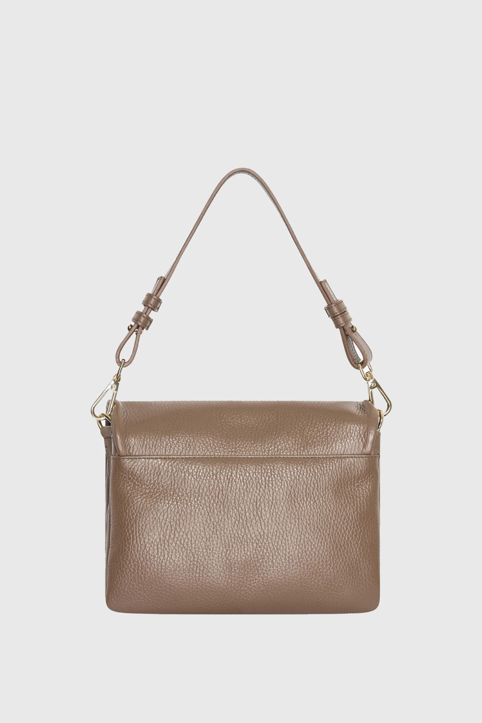 Leren Schoudertas Dames Skylar Taupe