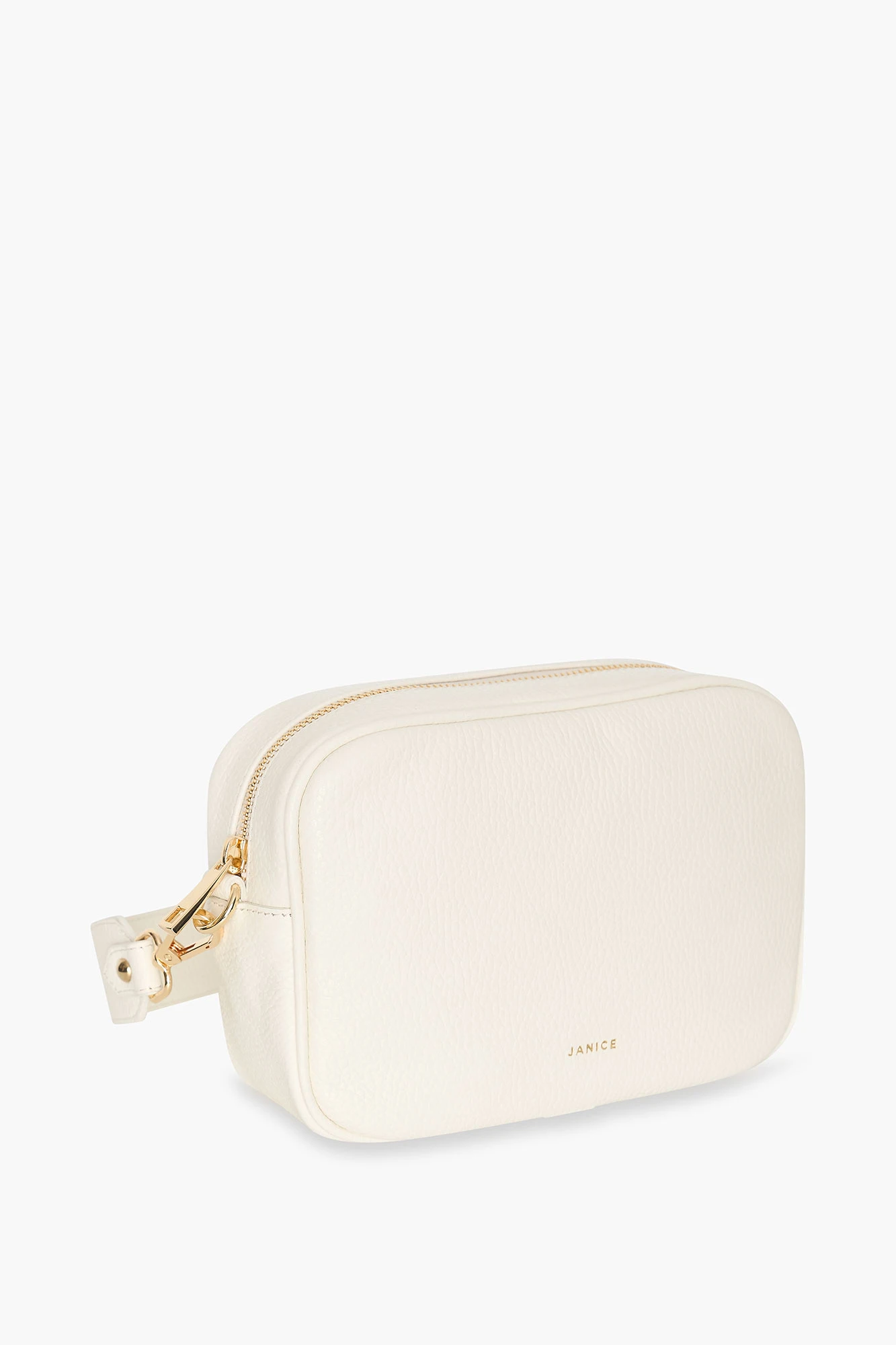 Leren Crossbody Dames Bruce Off-white