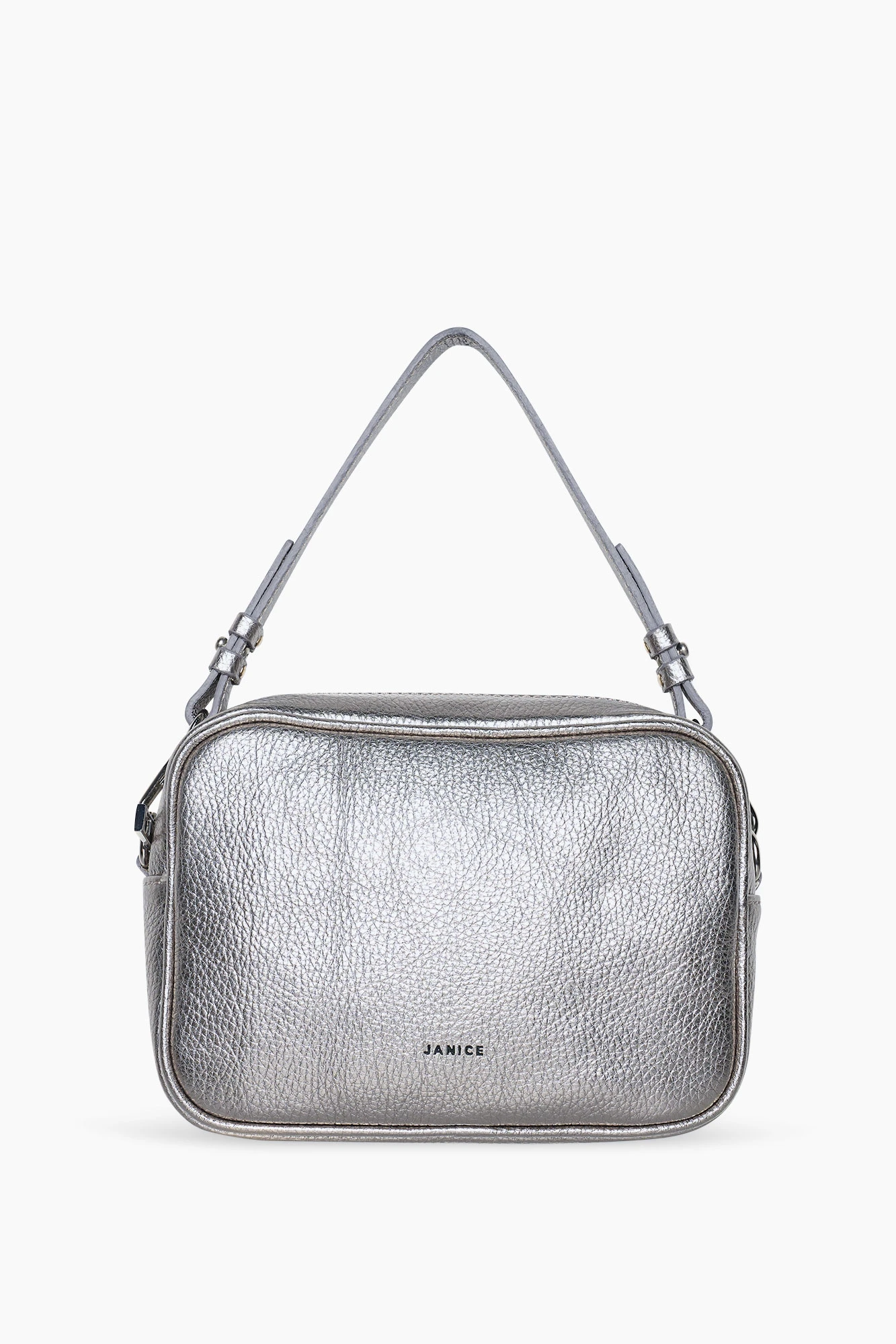 Women's Leather Crossbody Bag - Bruce Gun Metal
