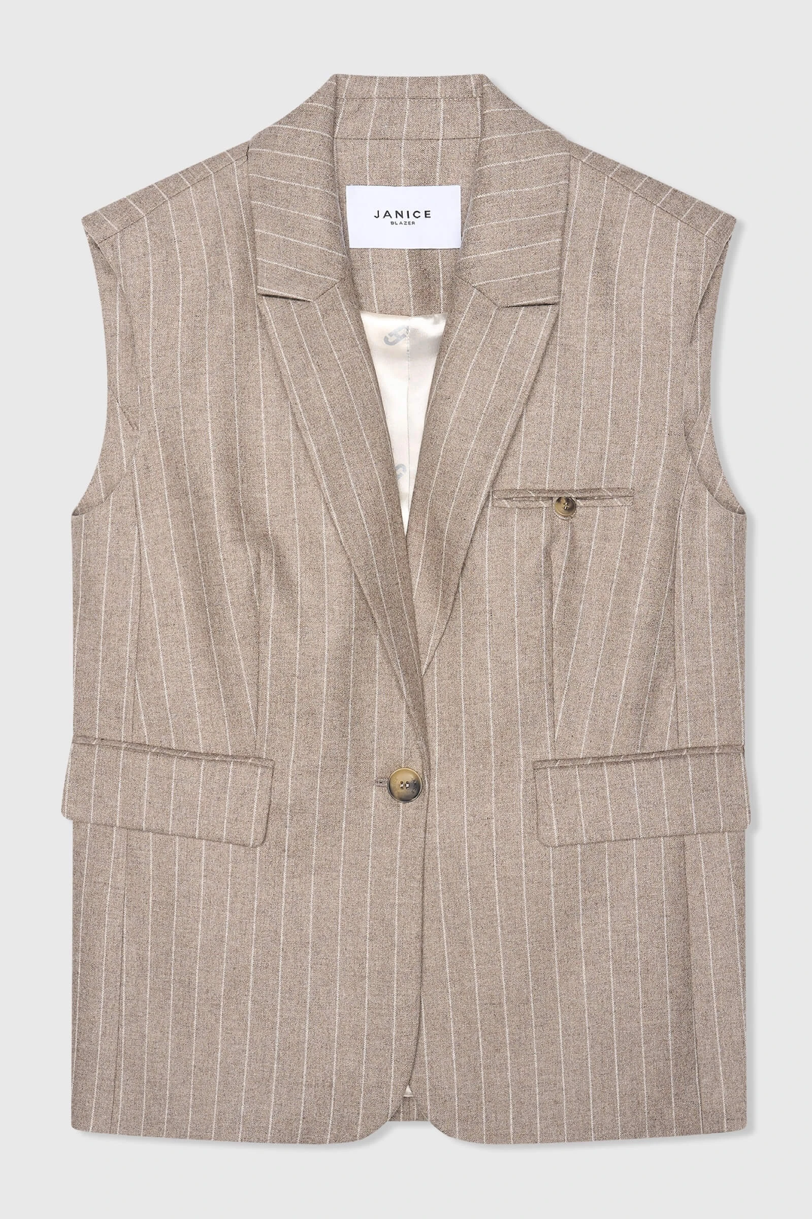 Marvin Beige Striped
