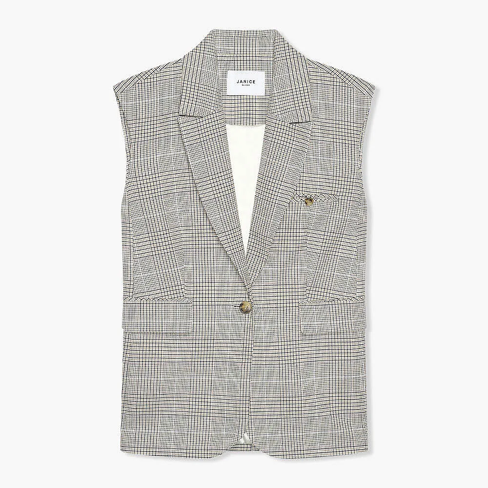Marvin Blazer Beige Ruit