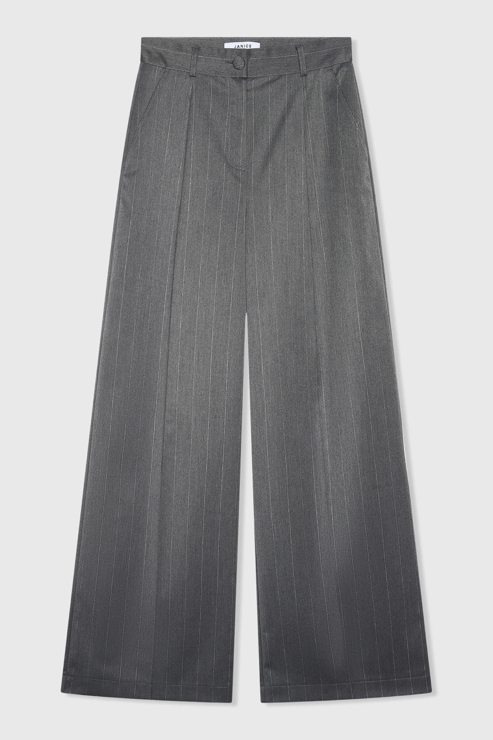 Mel Grau Streifen Lurex