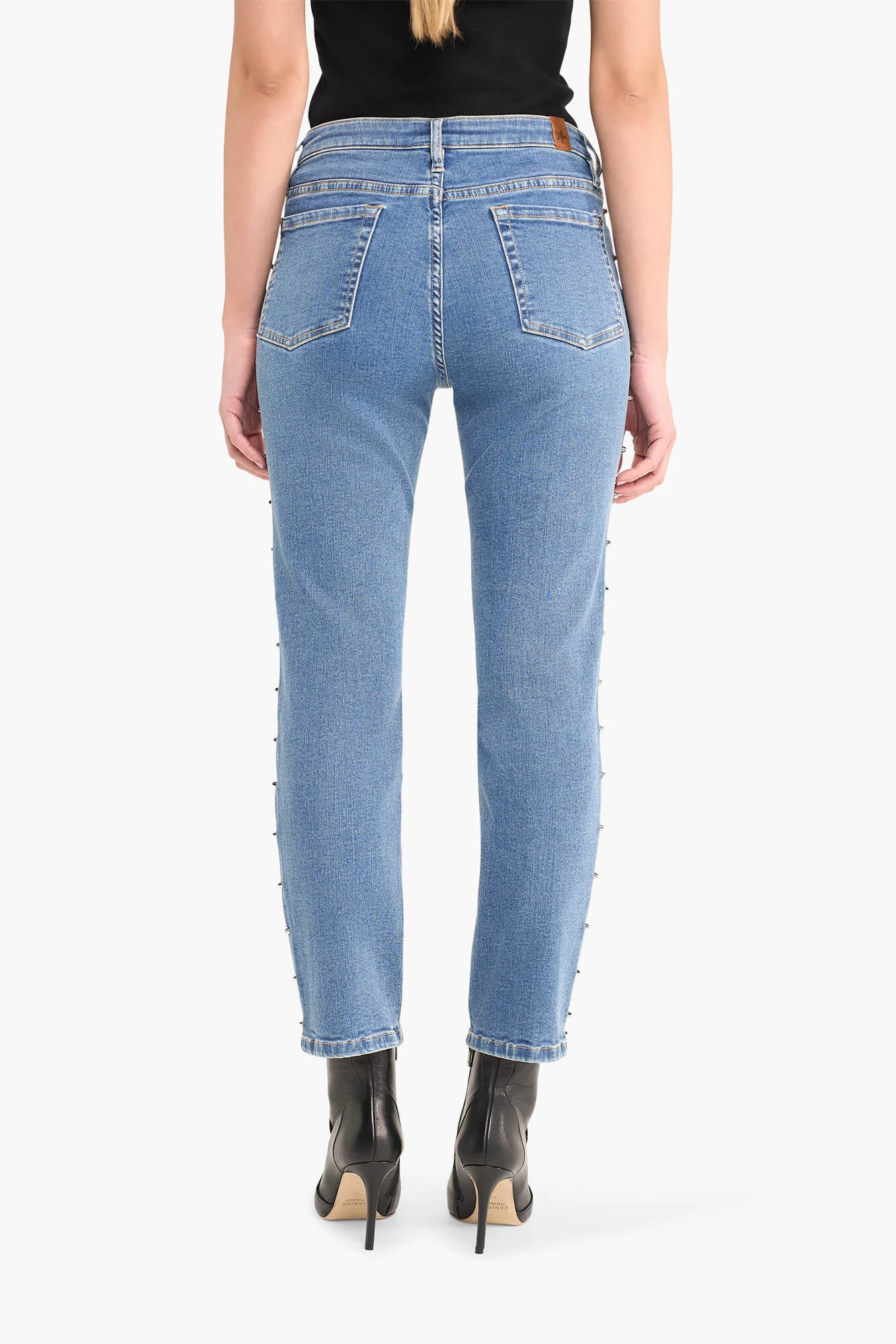 Mom Jeans Studs Cooper Blauw 028