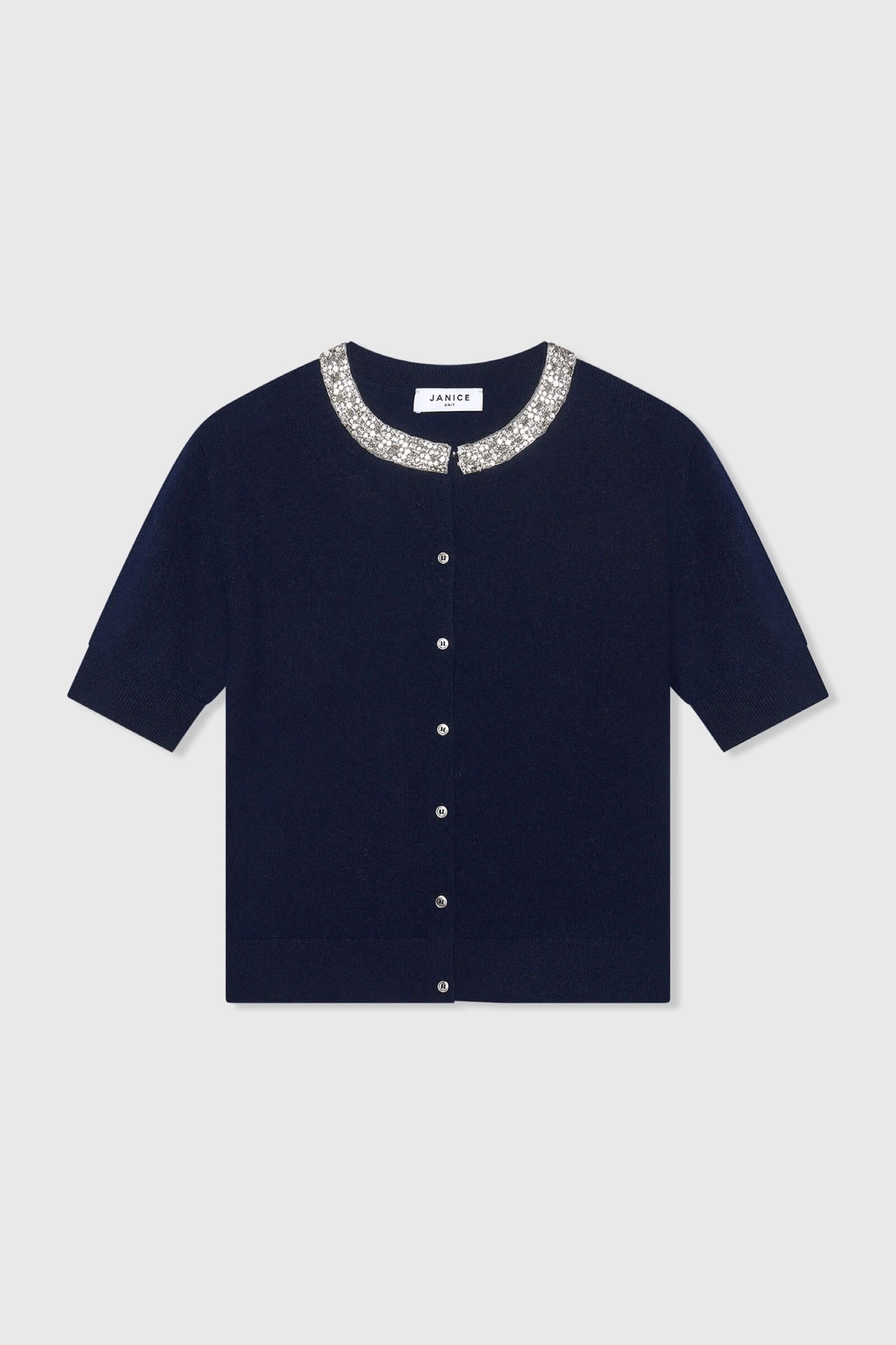 Moon Donkerblauw Steentjes