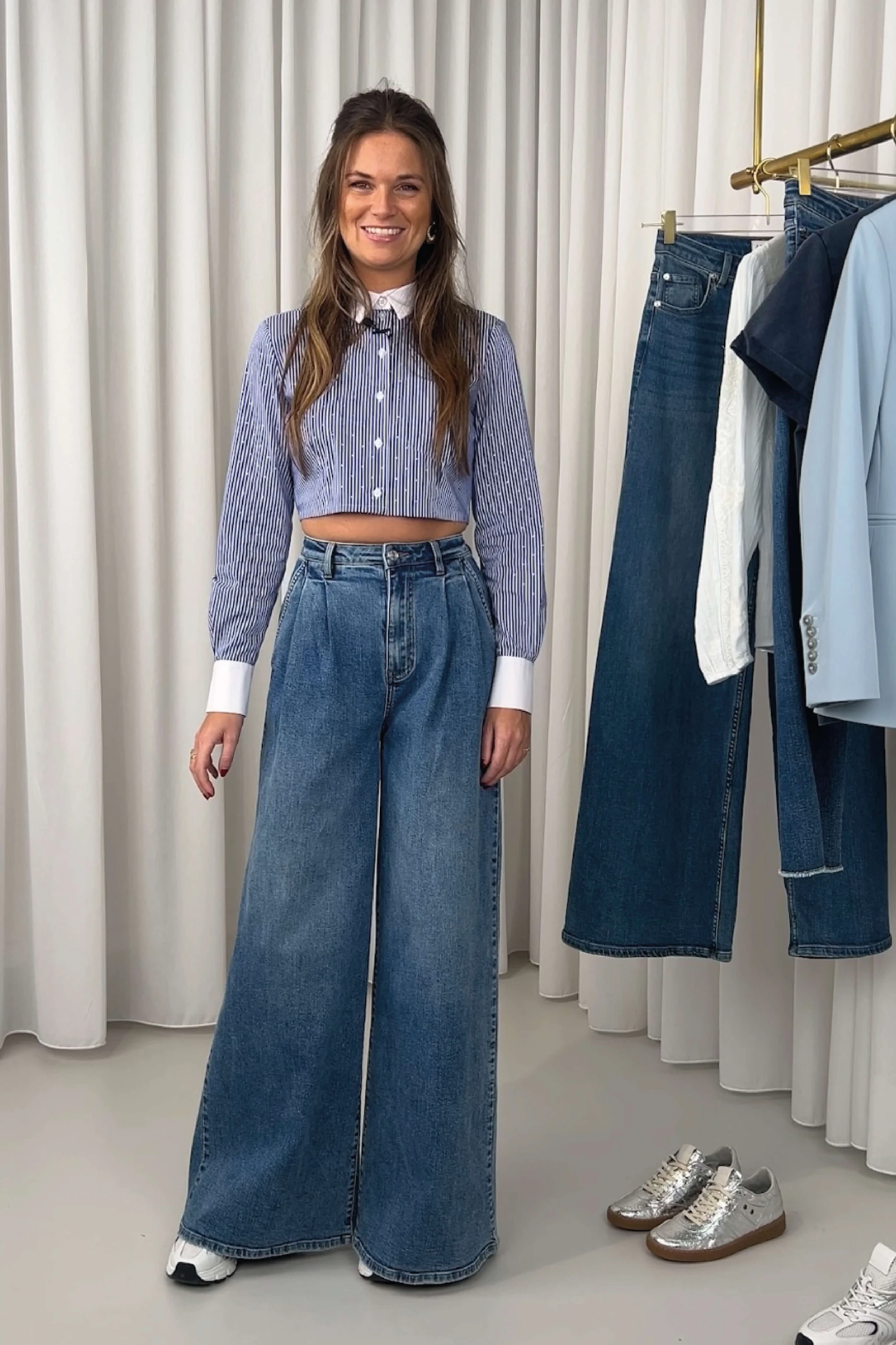Die Dollar-Jeans mit extrem weitem Bein