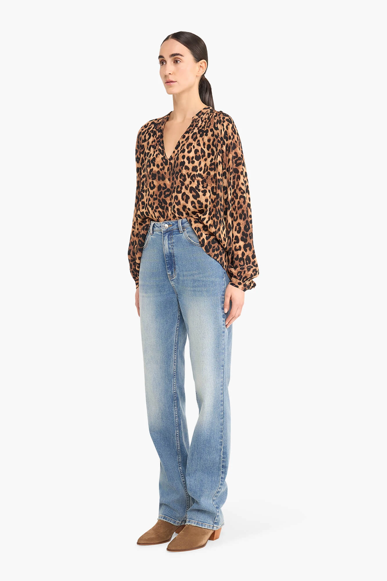 Panterprint Blouse Dames Viscose Landon