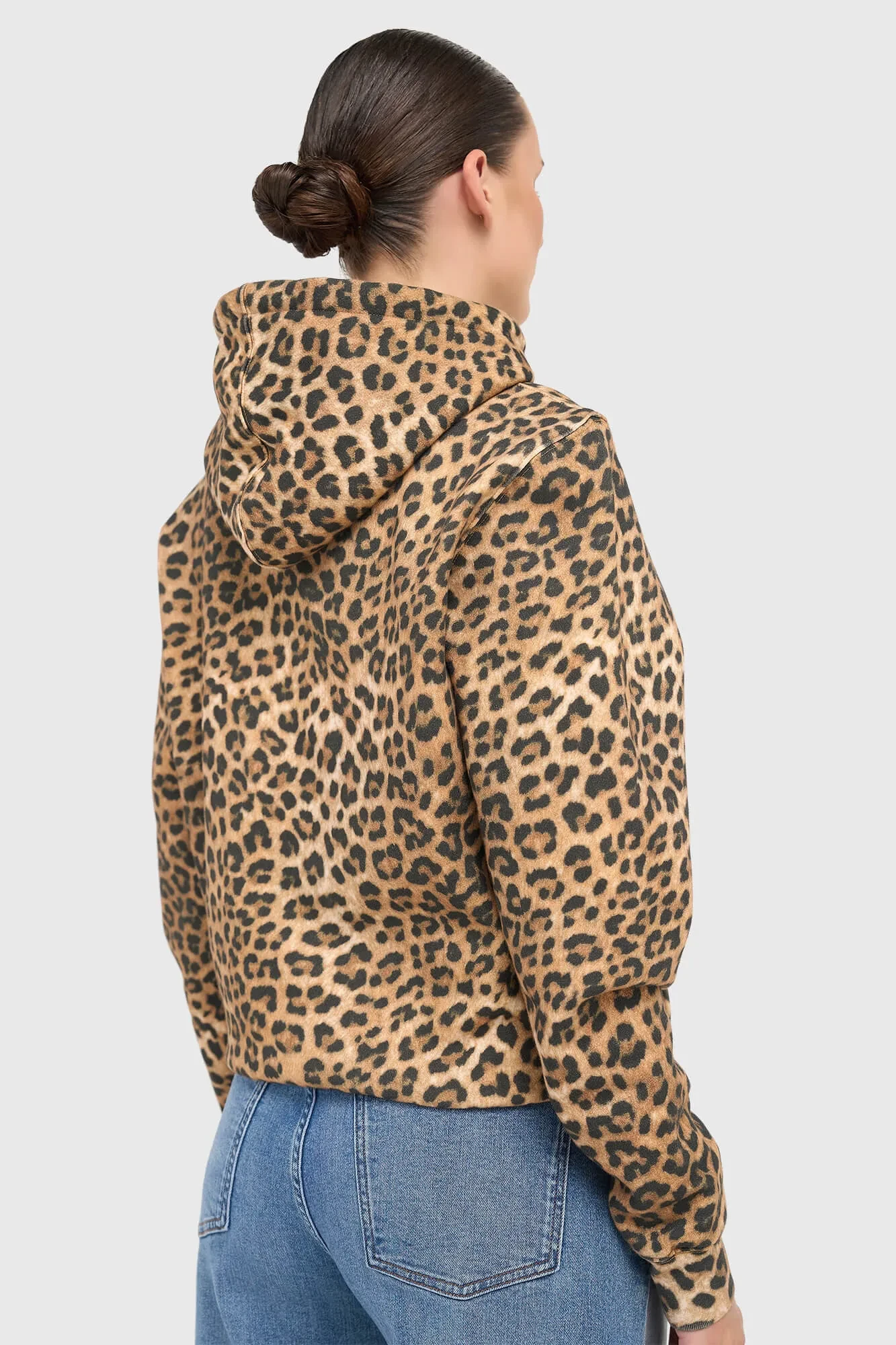 Panterprint Hoodie Dames Katoen Scott