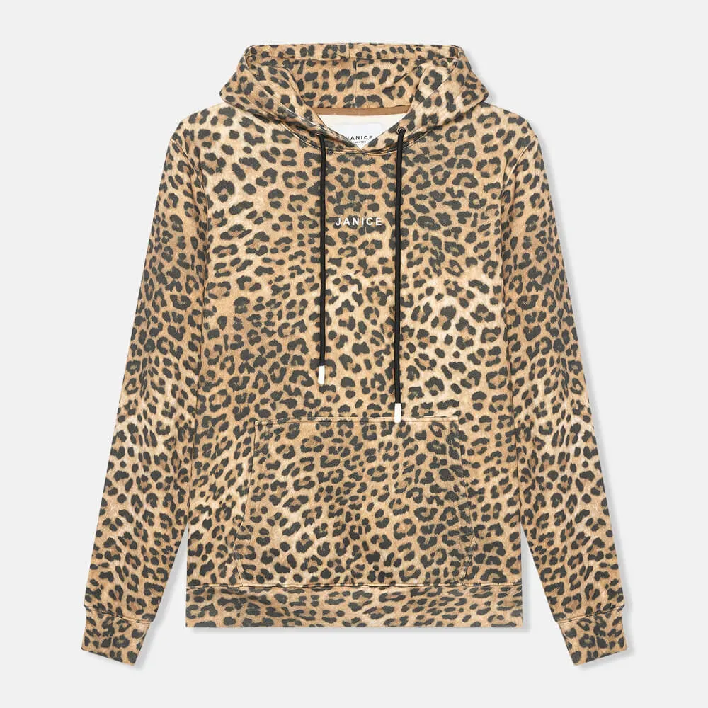 Panterprint Hoodie Dames Katoen Scott
