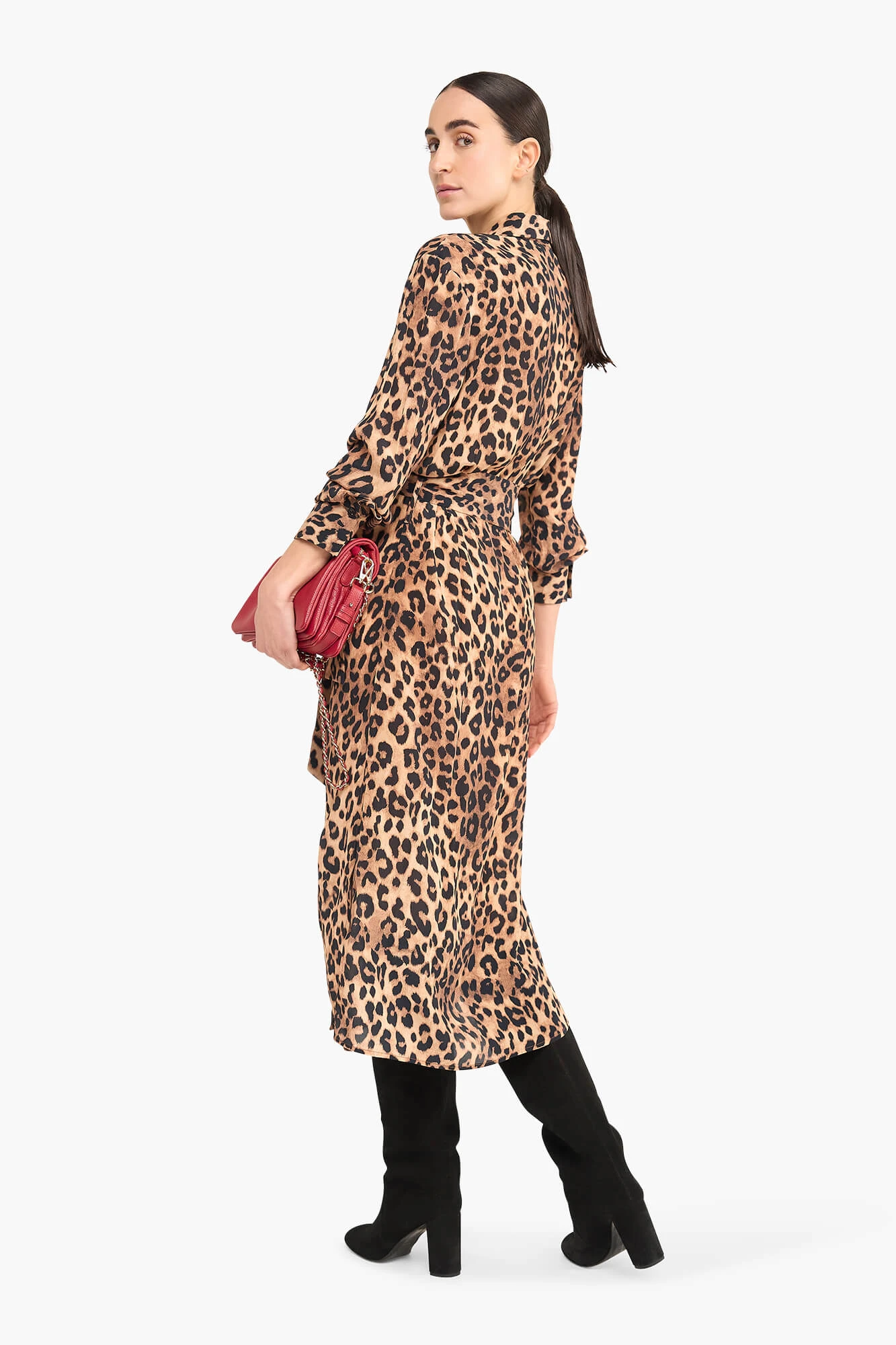 Panterprint Blouse Jurk Viscose Macky