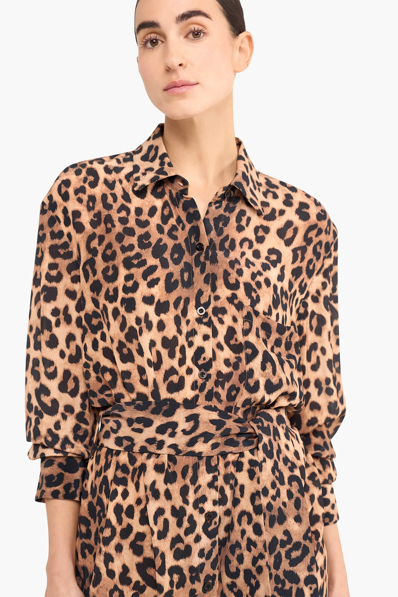 Panterprint Blouse Jurk Viscose Macky