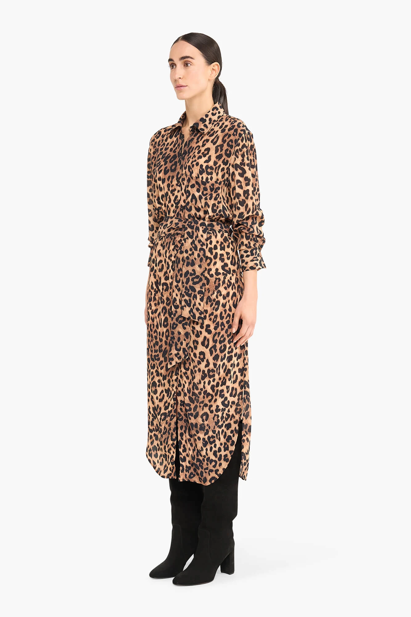 Panterprint Blouse Jurk Viscose Macky