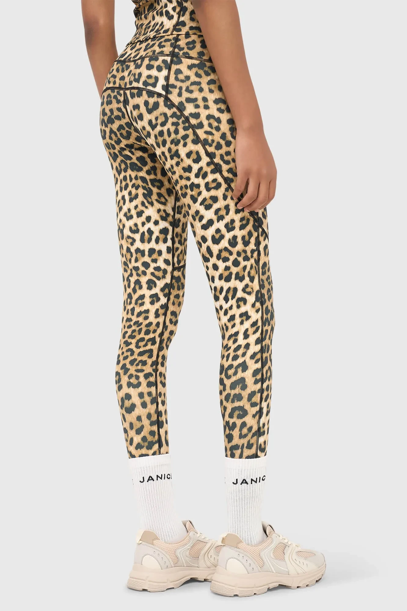 Leggings mit Leopardenmuster für Damen – Sportbekleidung Ye