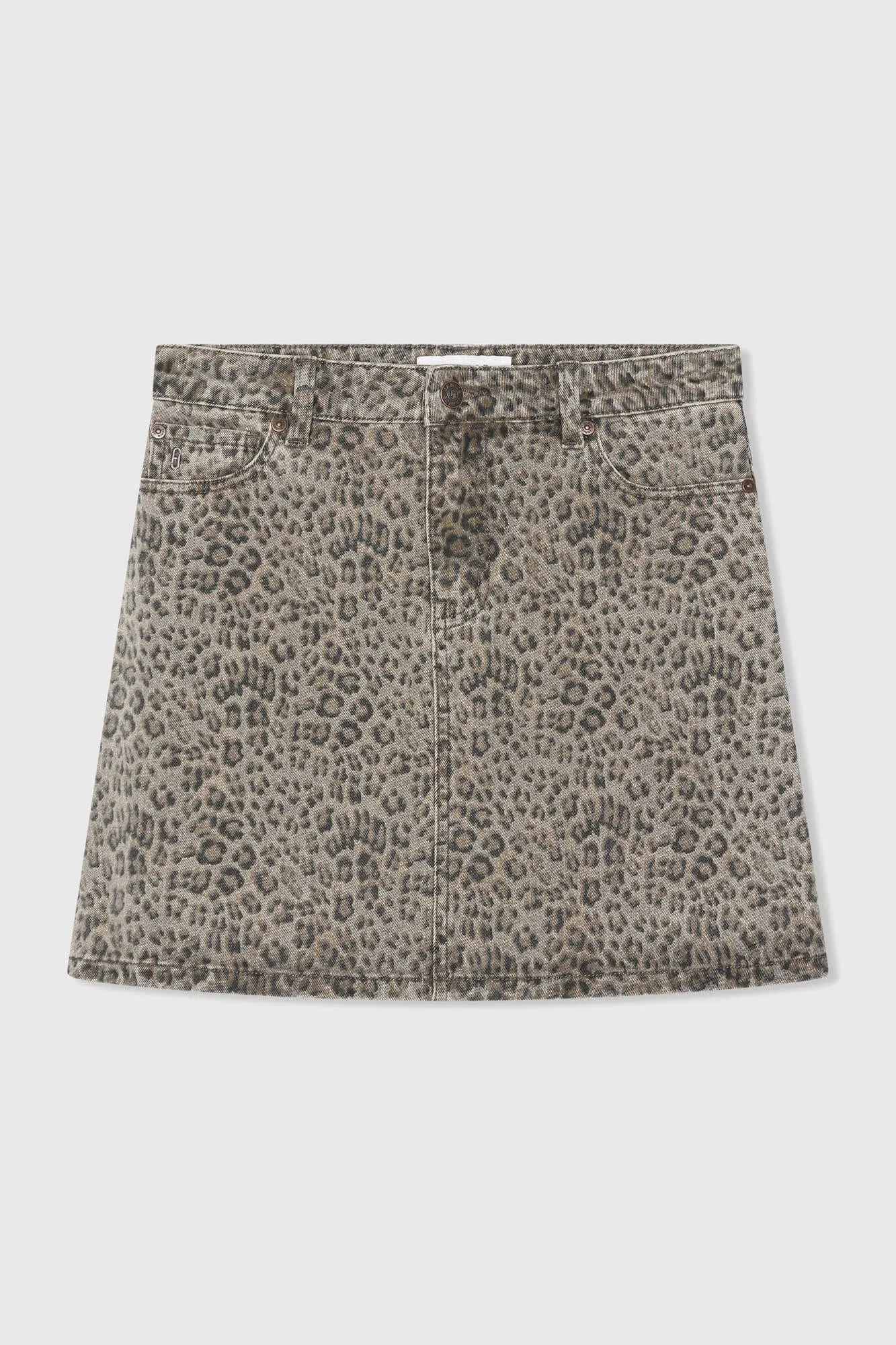 Kurzer Rock mit Leopardenmuster Benson