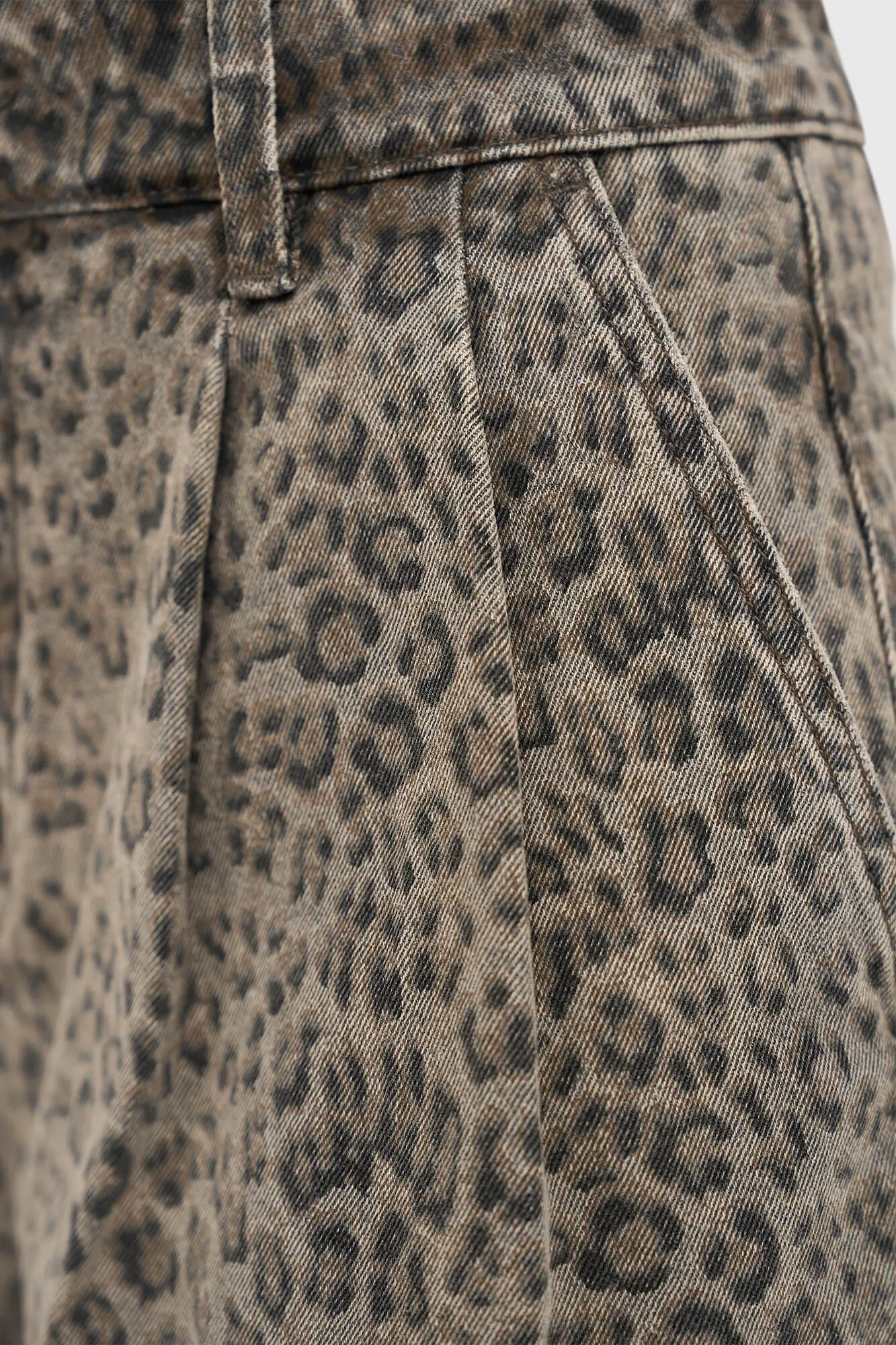 Shorts mit Leopardenmuster für Damen – Jeans von Arthur