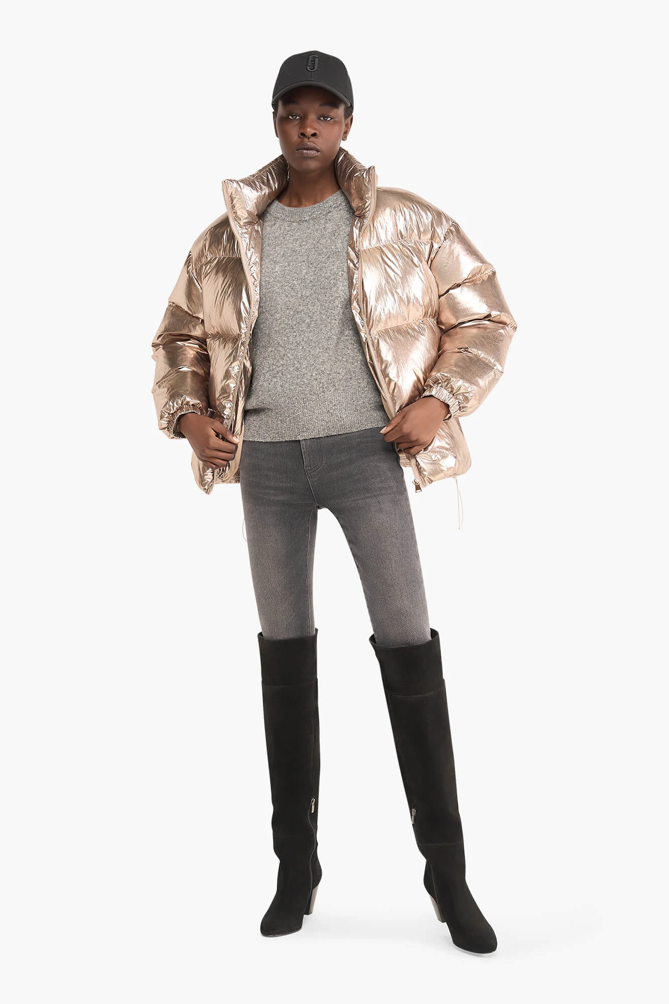 Puffer Jas Dames Jax Champagne