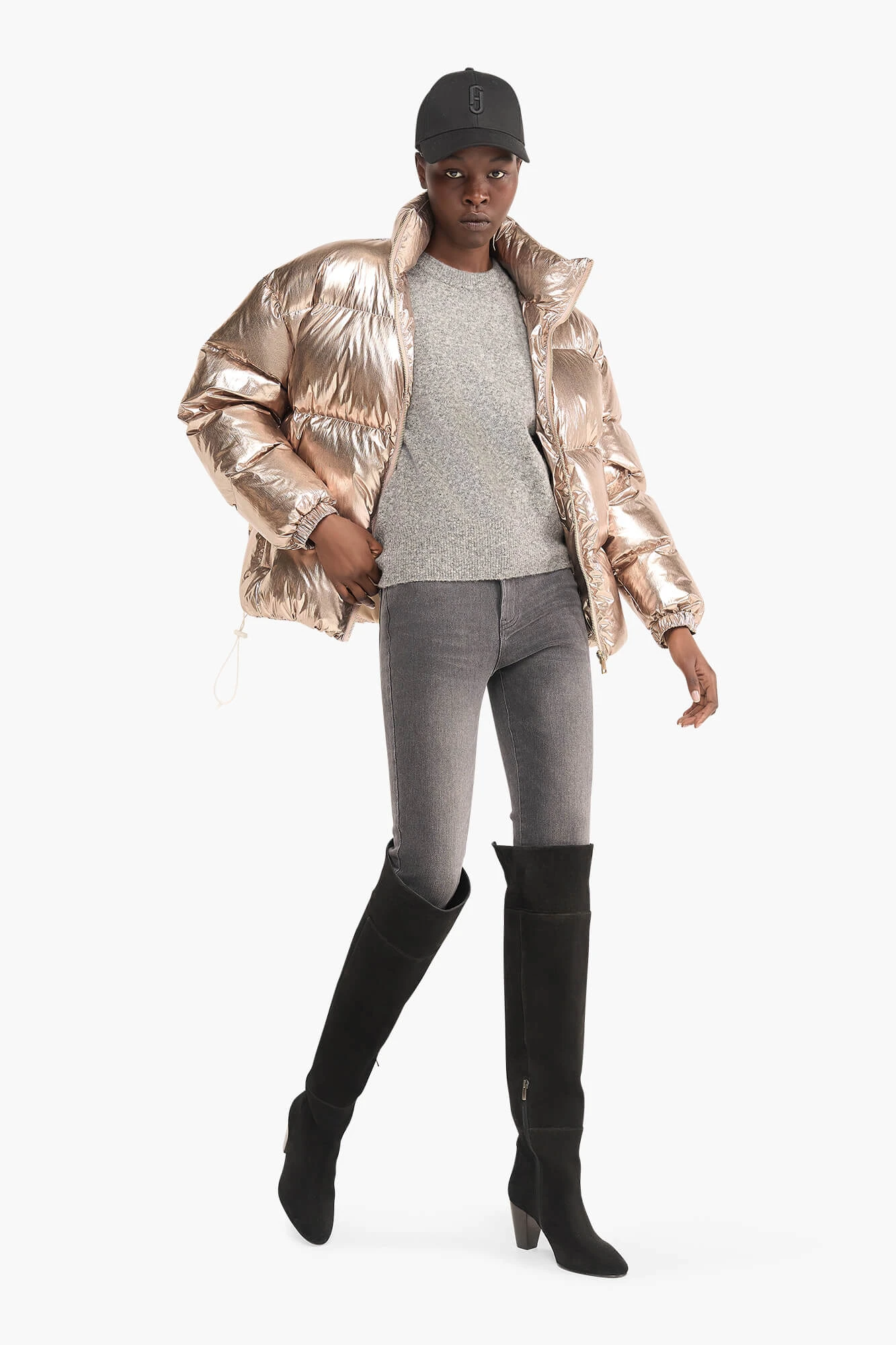 Puffer Jas Dames Jax Champagne